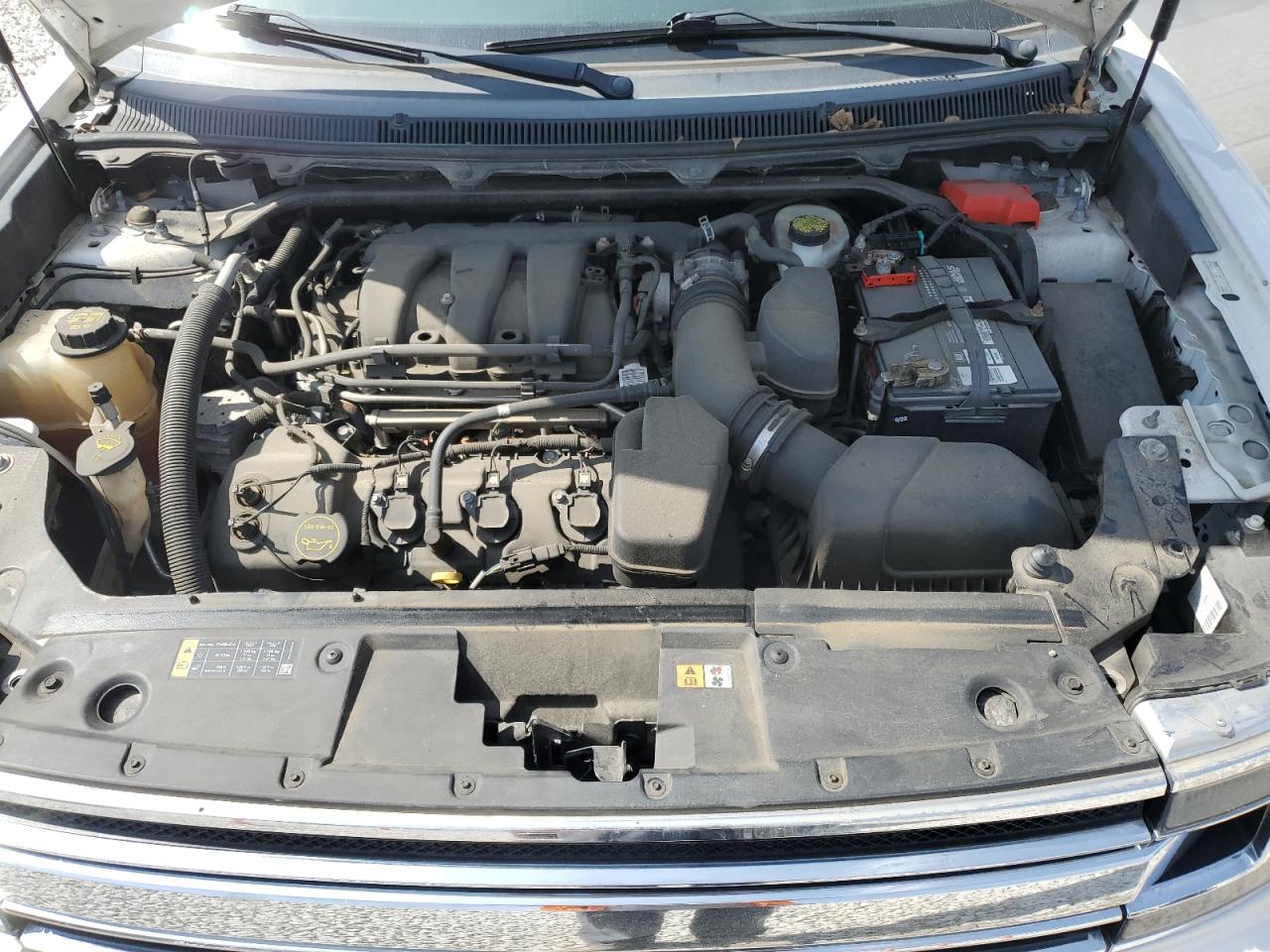 2018 Ford Flex Sel White vin: 2FMGK5C86JBA19199