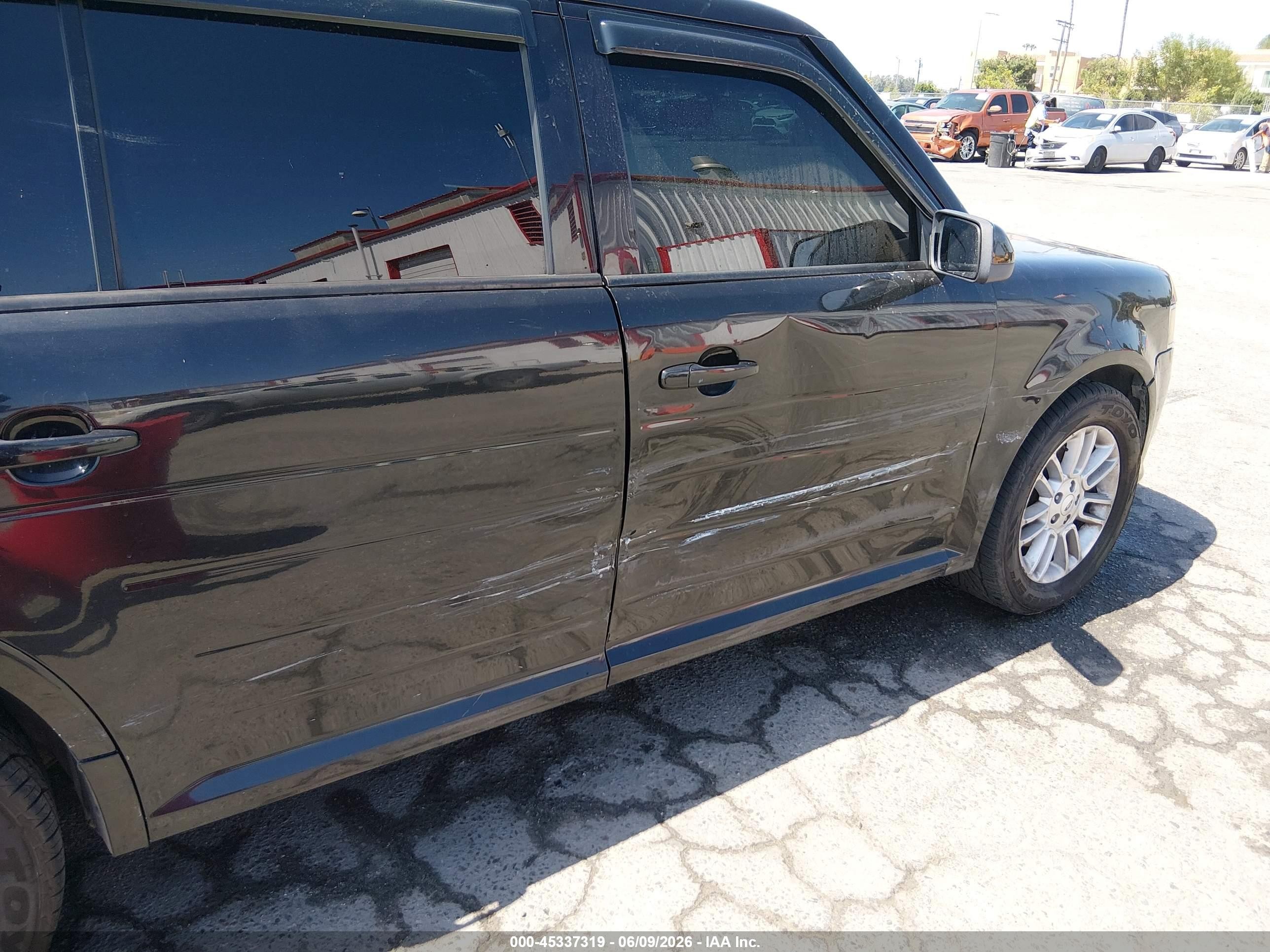 2013 Ford Flex Sel Black vin: 2FMGK5C87DBD03252