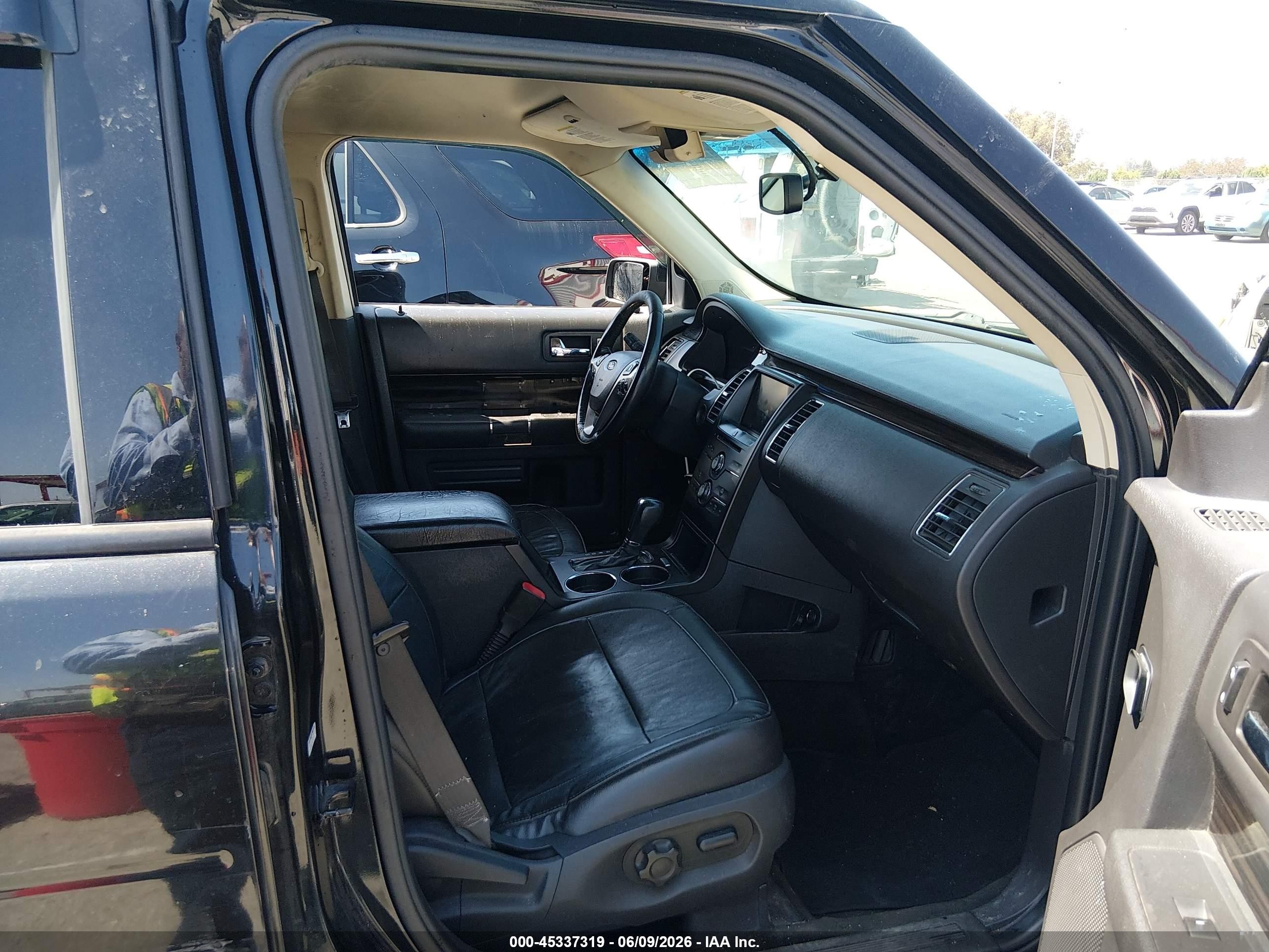 2013 Ford Flex Sel Black vin: 2FMGK5C87DBD03252