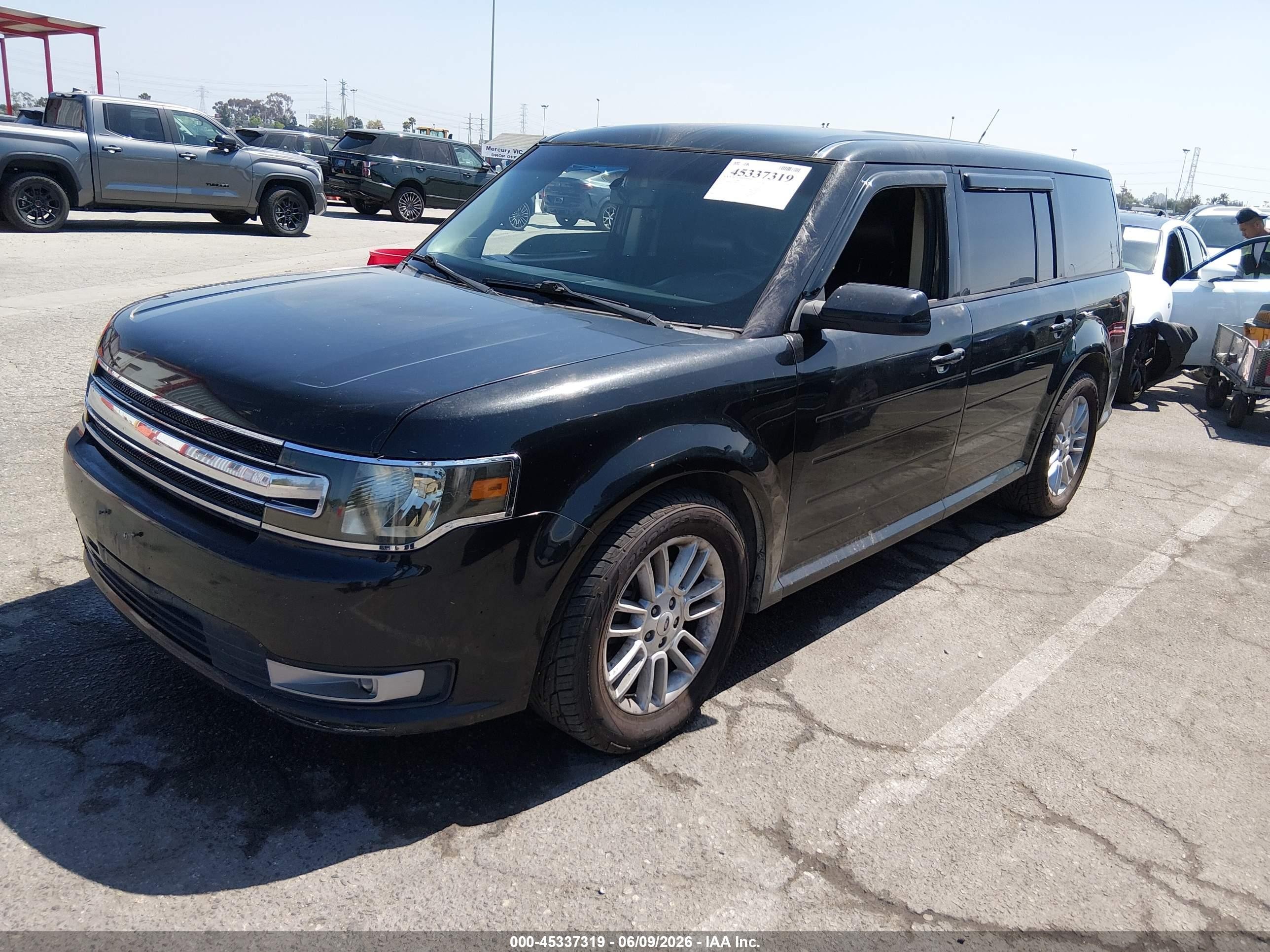 2013 Ford Flex Sel Black vin: 2FMGK5C87DBD03252