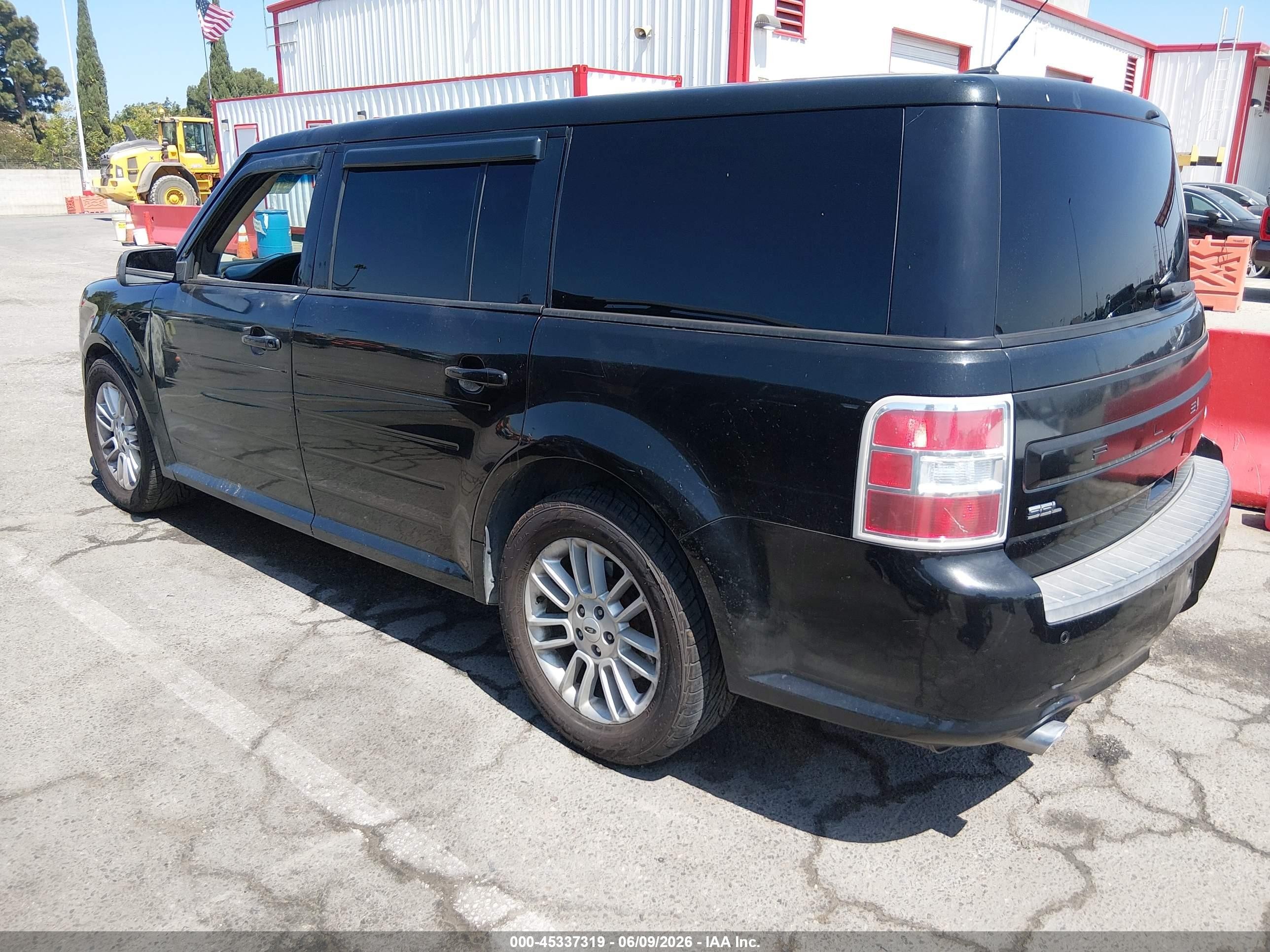 2013 Ford Flex Sel Black vin: 2FMGK5C87DBD03252