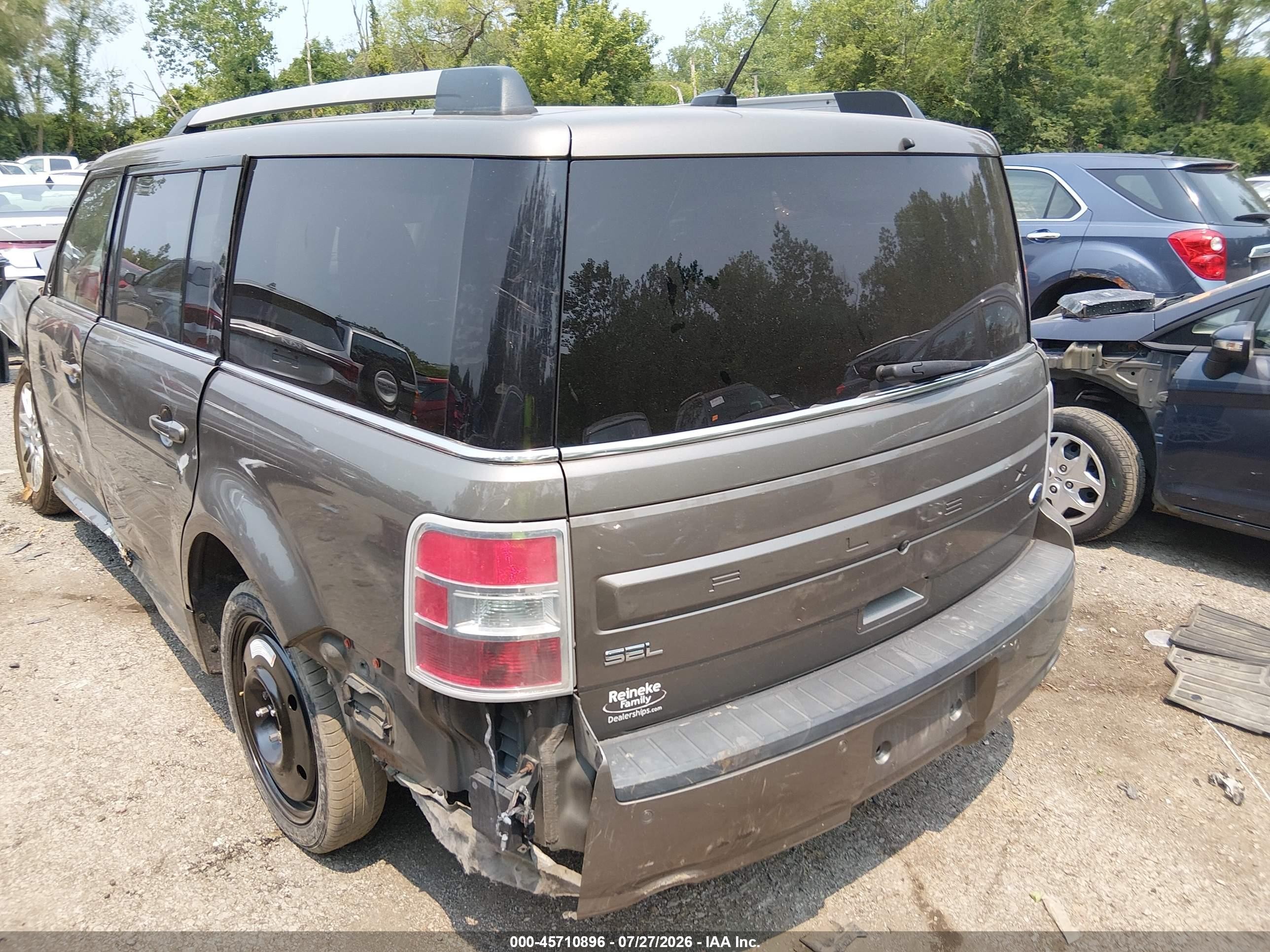 2013 Ford Flex Sel Gray vin: 2FMGK5C87DBD33691