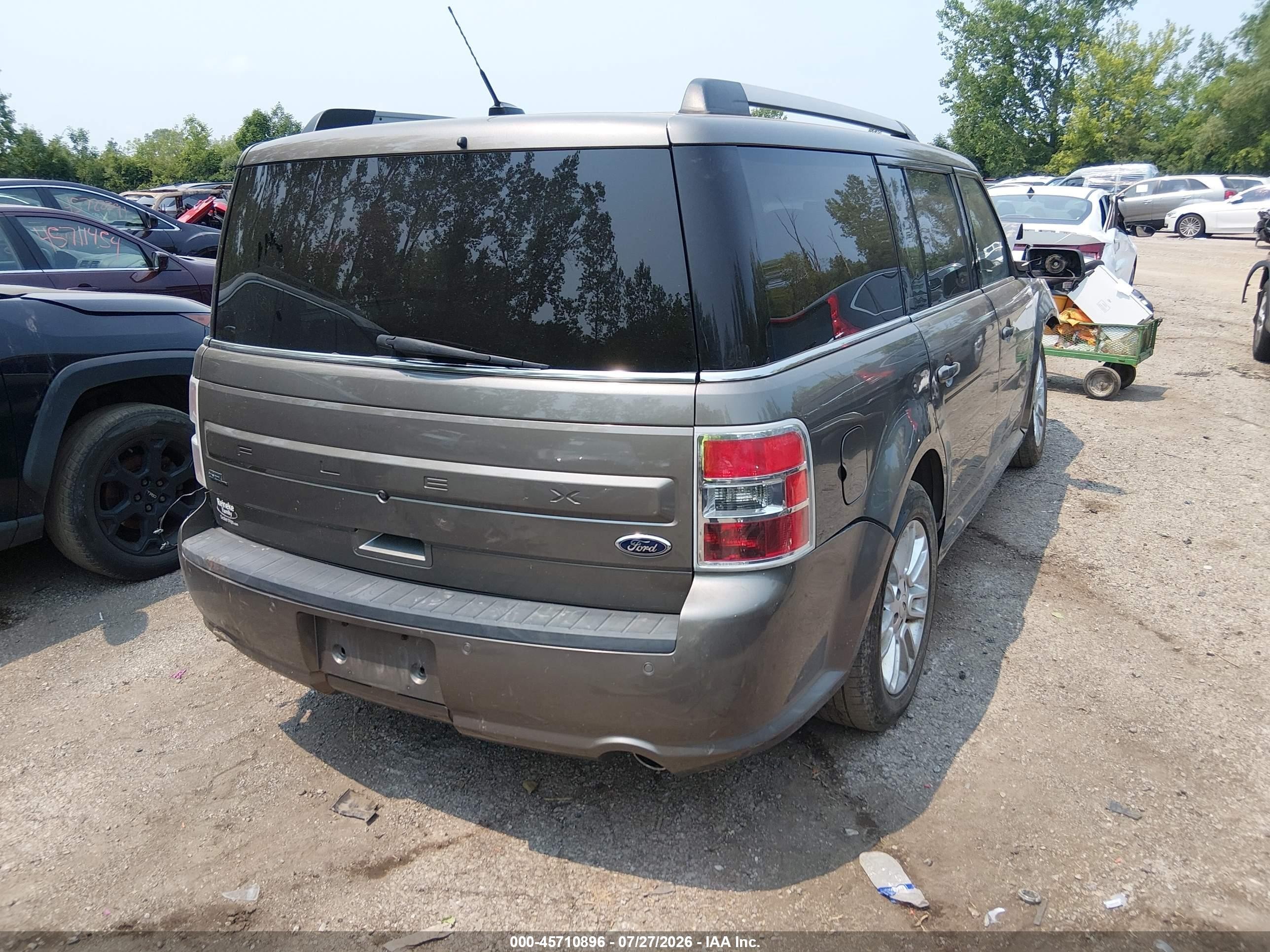 2013 Ford Flex Sel Gray vin: 2FMGK5C87DBD33691