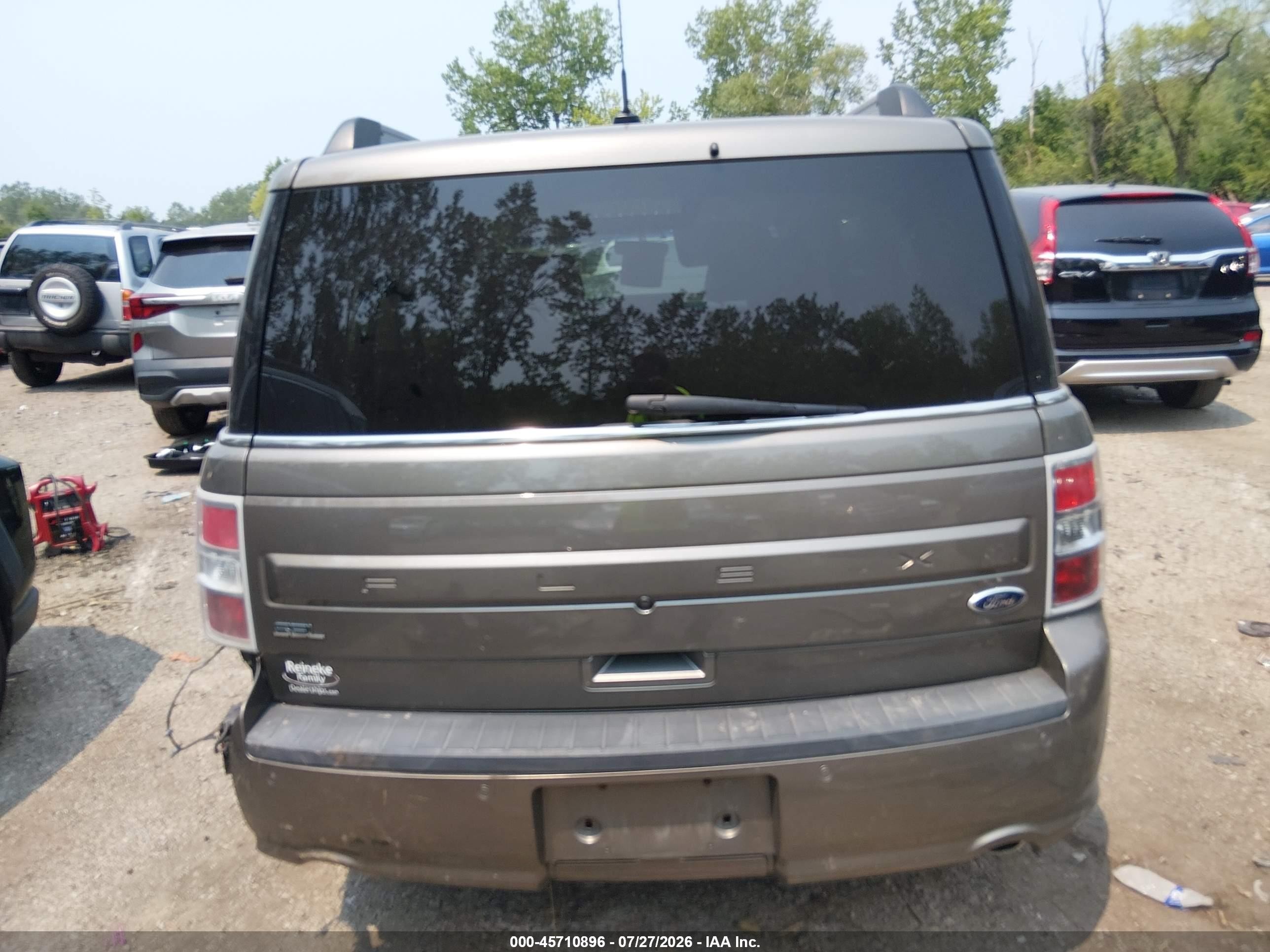2013 Ford Flex Sel Gray vin: 2FMGK5C87DBD33691