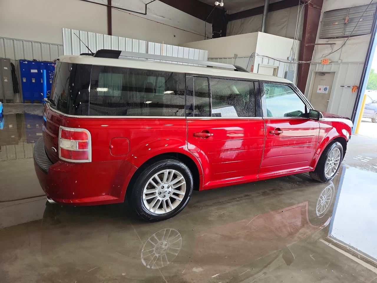 2013 Ford Flex Sel Maroon vin: 2FMGK5C87DBD39183