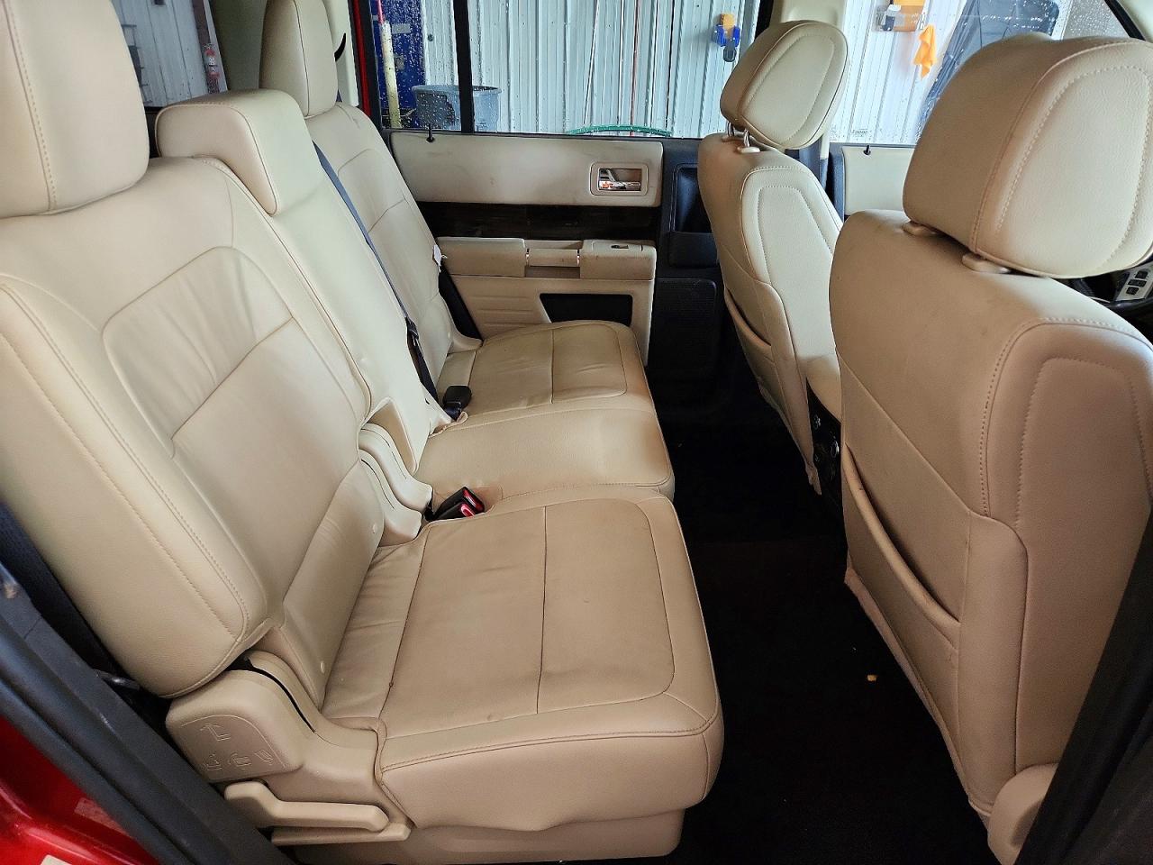 2013 Ford Flex Sel Maroon vin: 2FMGK5C87DBD39183