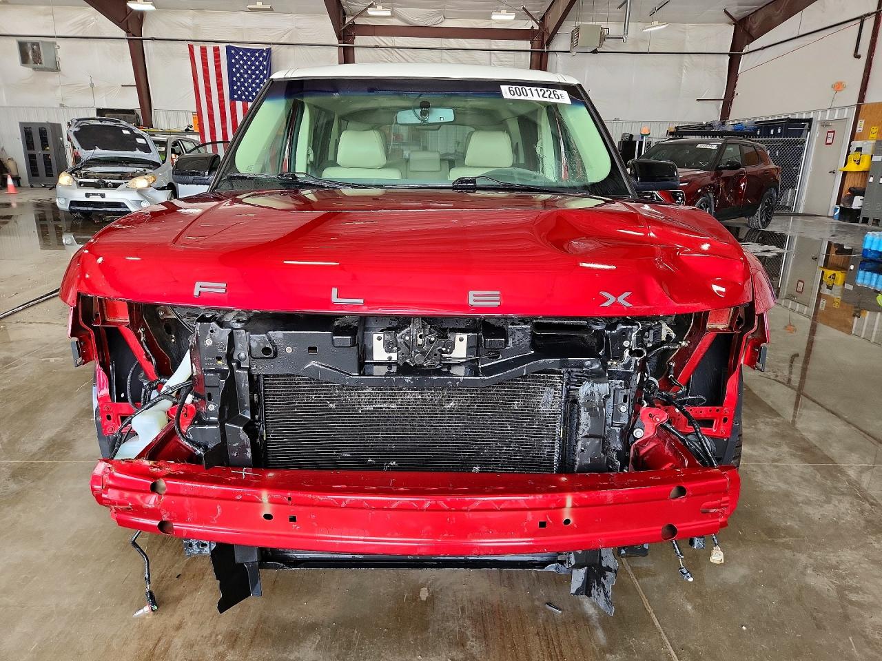 2013 Ford Flex Sel Maroon vin: 2FMGK5C87DBD39183