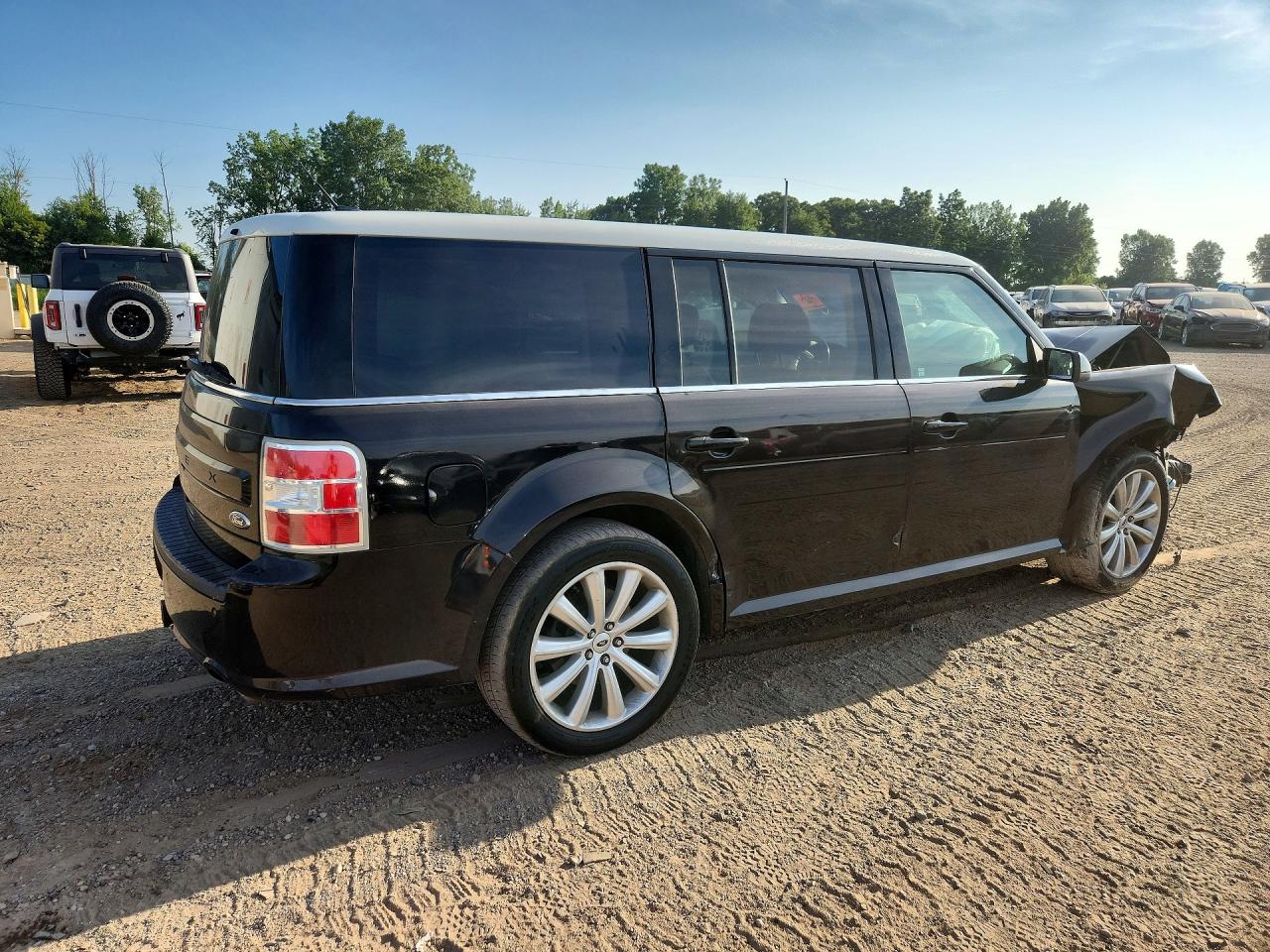 2014 Ford Flex Sel Brown vin: 2FMGK5C87EBD08338