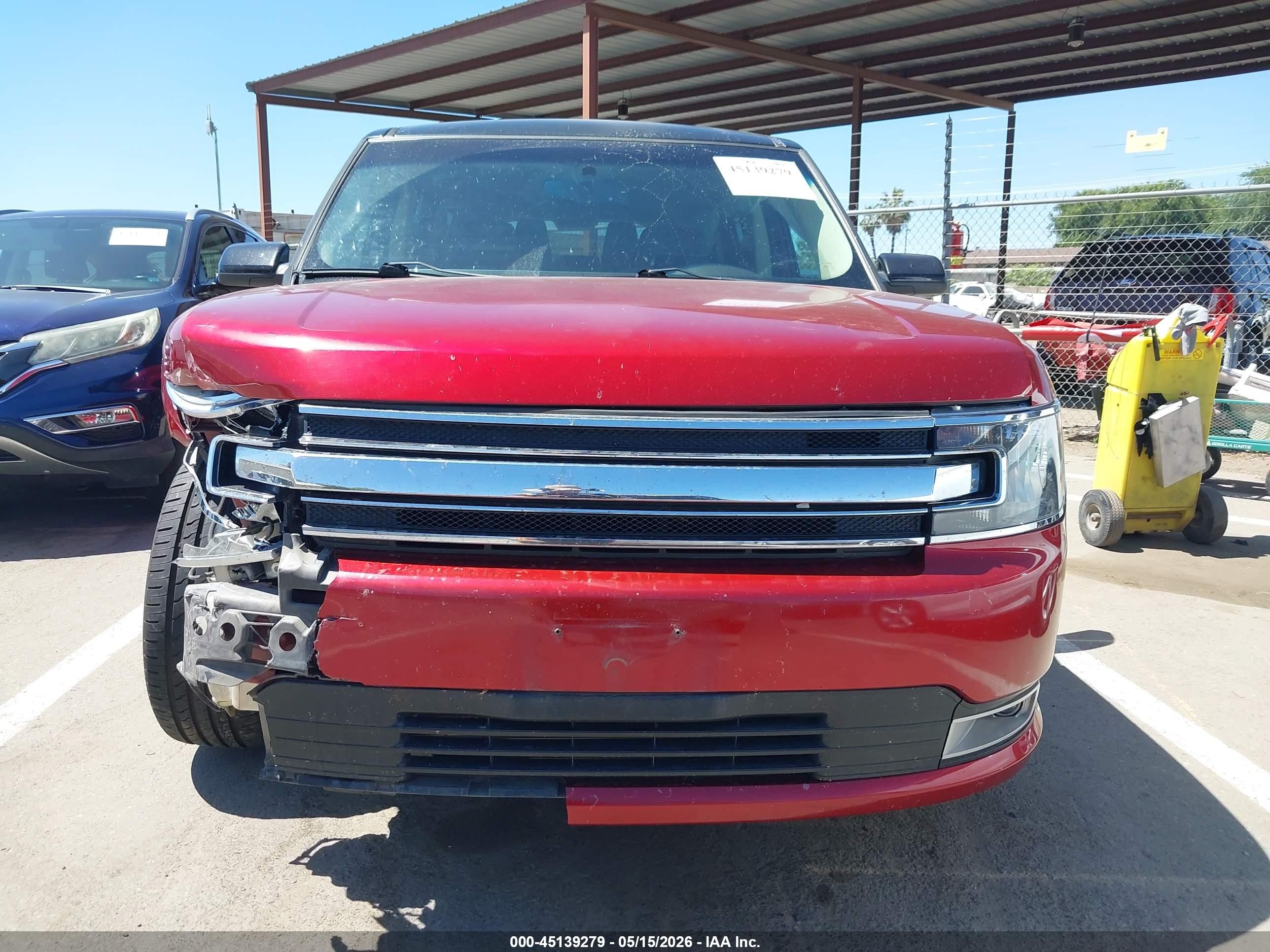 2014 Ford Flex Sel Red vin: 2FMGK5C87EBD10431
