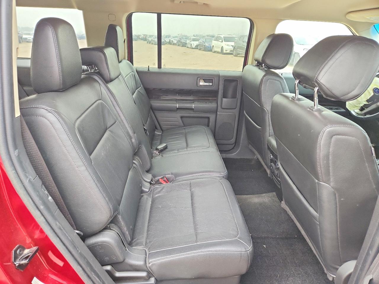2014 Ford Flex Sel Burgundy vin: 2FMGK5C87EBD15922