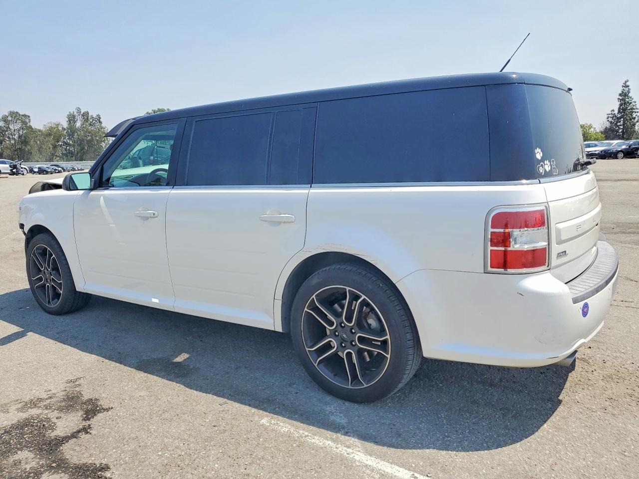 2014 Ford Flex Sel Белый vin: 2FMGK5C87EBD18612