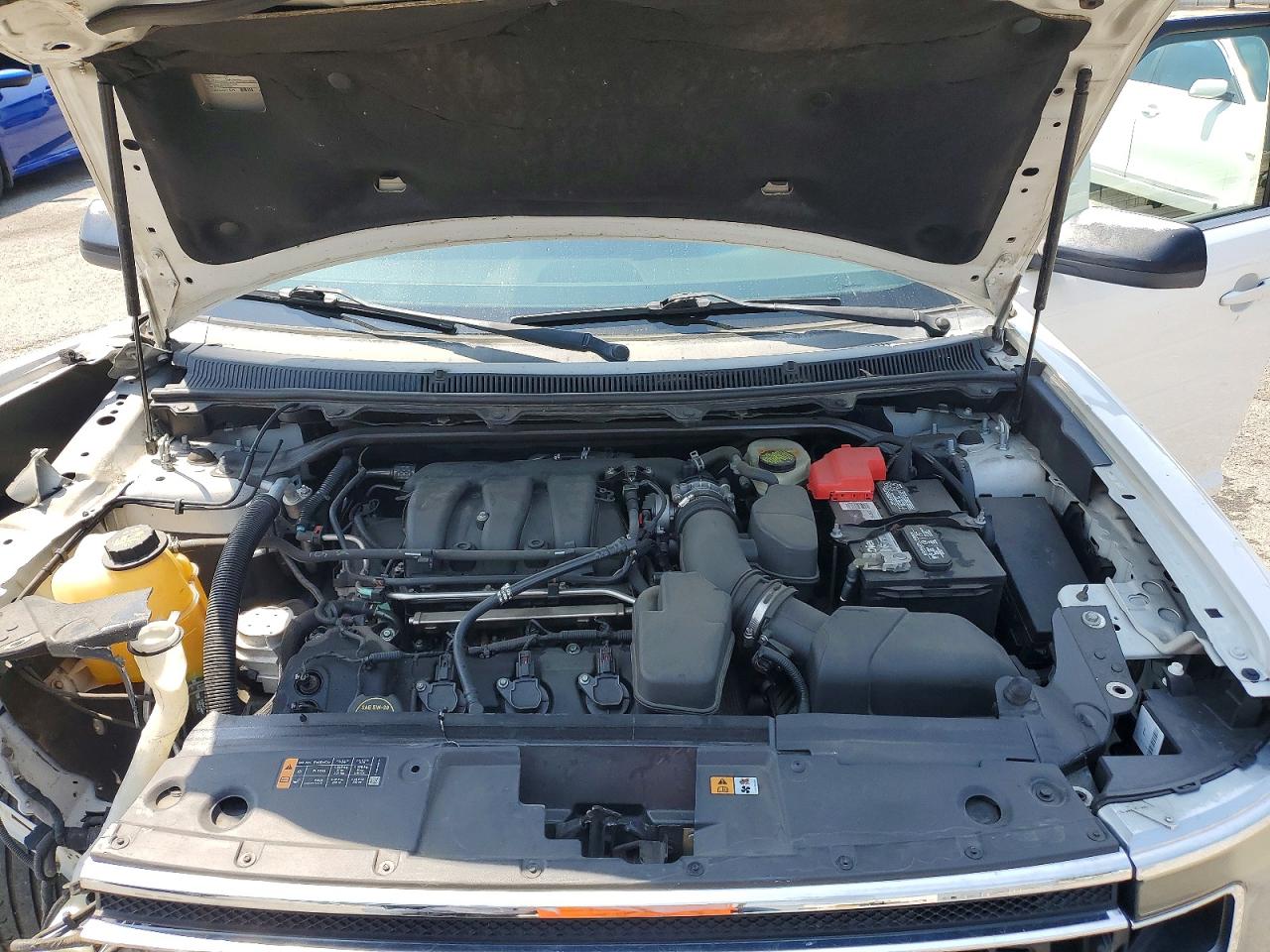 2014 Ford Flex Sel Белый vin: 2FMGK5C87EBD18612