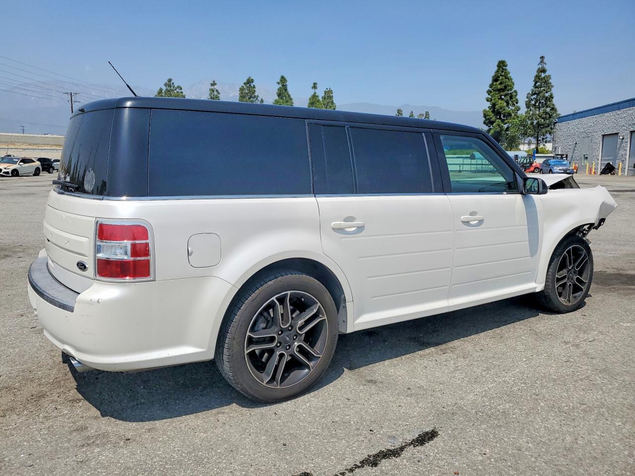 2014 Ford Flex Sel Белый vin: 2FMGK5C87EBD18612