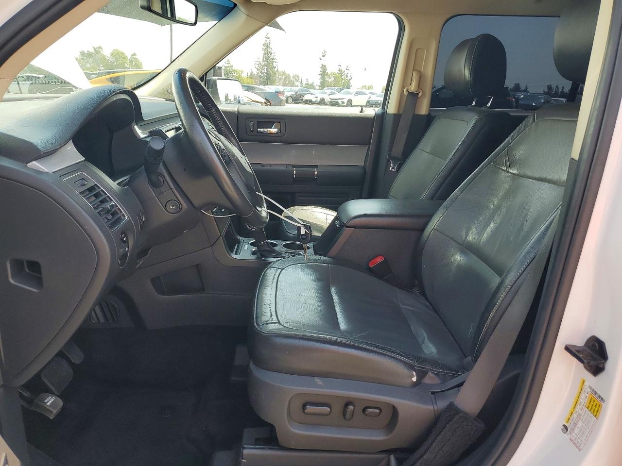 2014 Ford Flex Sel Белый vin: 2FMGK5C87EBD18612