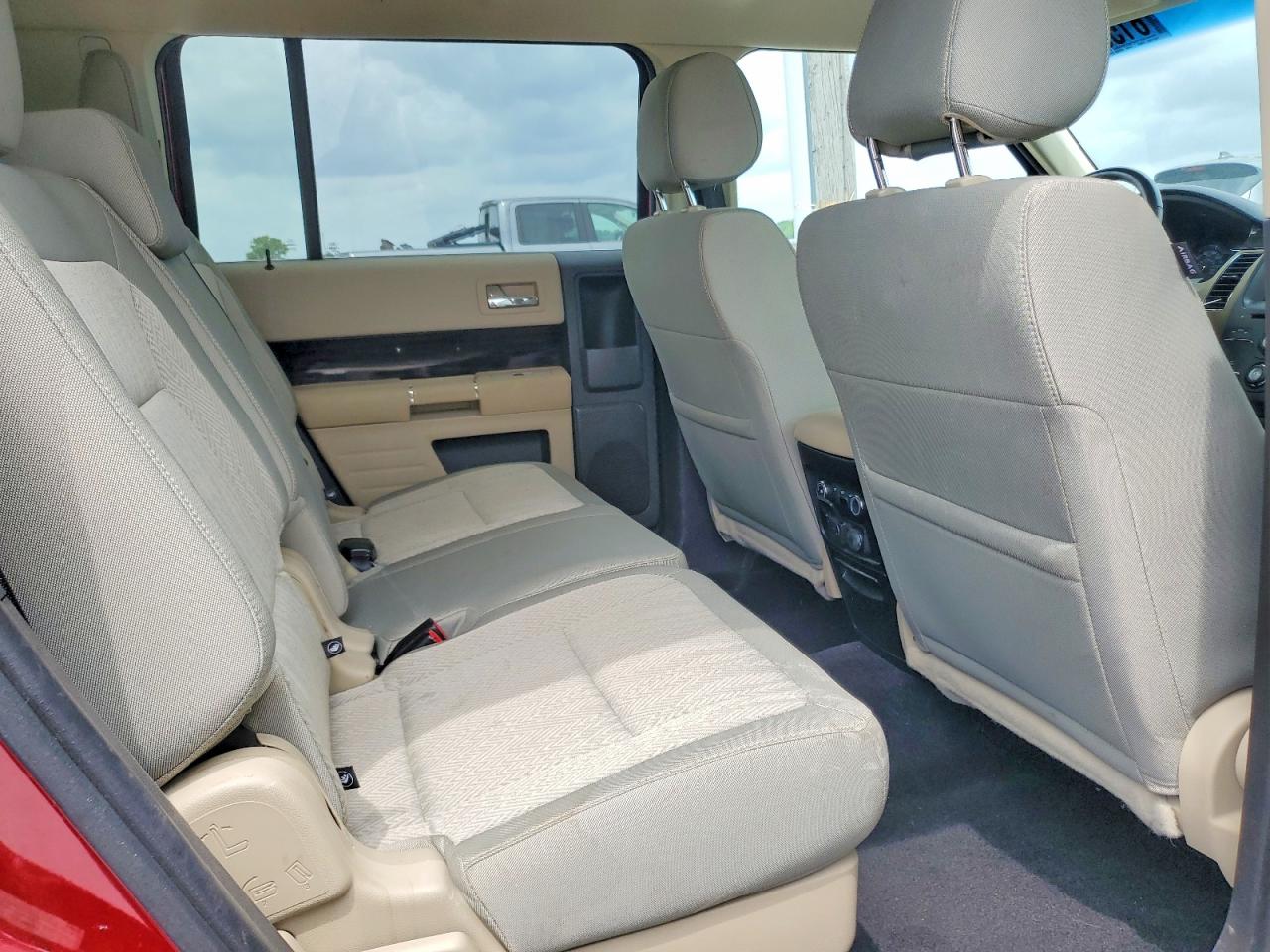 2014 Ford Flex Sel Red vin: 2FMGK5C87EBD24474