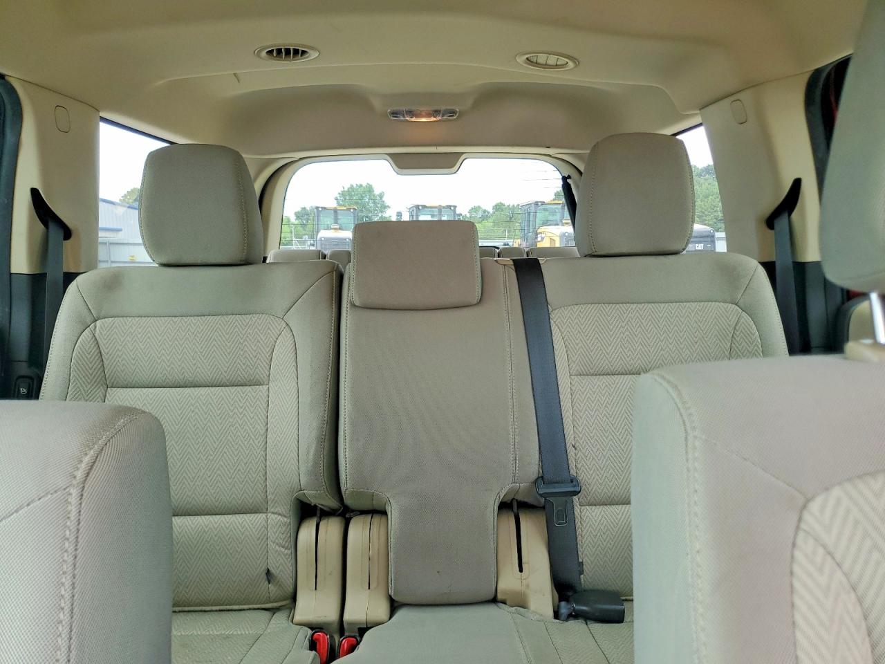 2014 Ford Flex Sel Red vin: 2FMGK5C87EBD24474