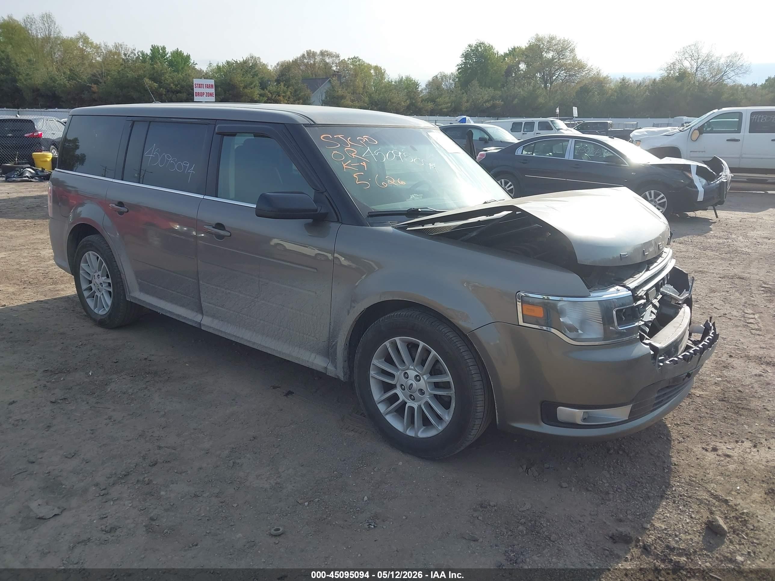 2014 Ford Flex Sel Gray vin: 2FMGK5C87EBD32526