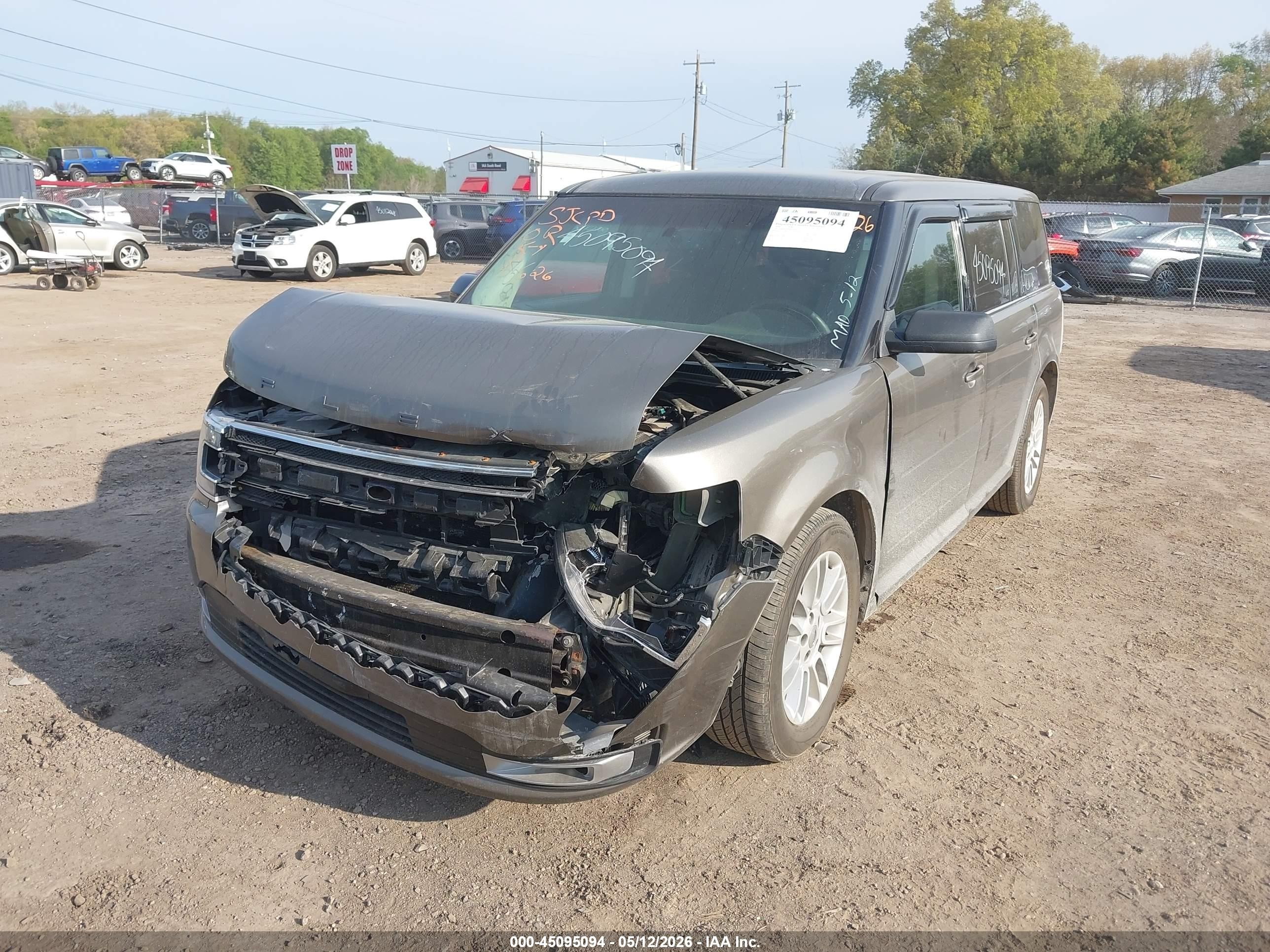 2014 Ford Flex Sel Gray vin: 2FMGK5C87EBD32526