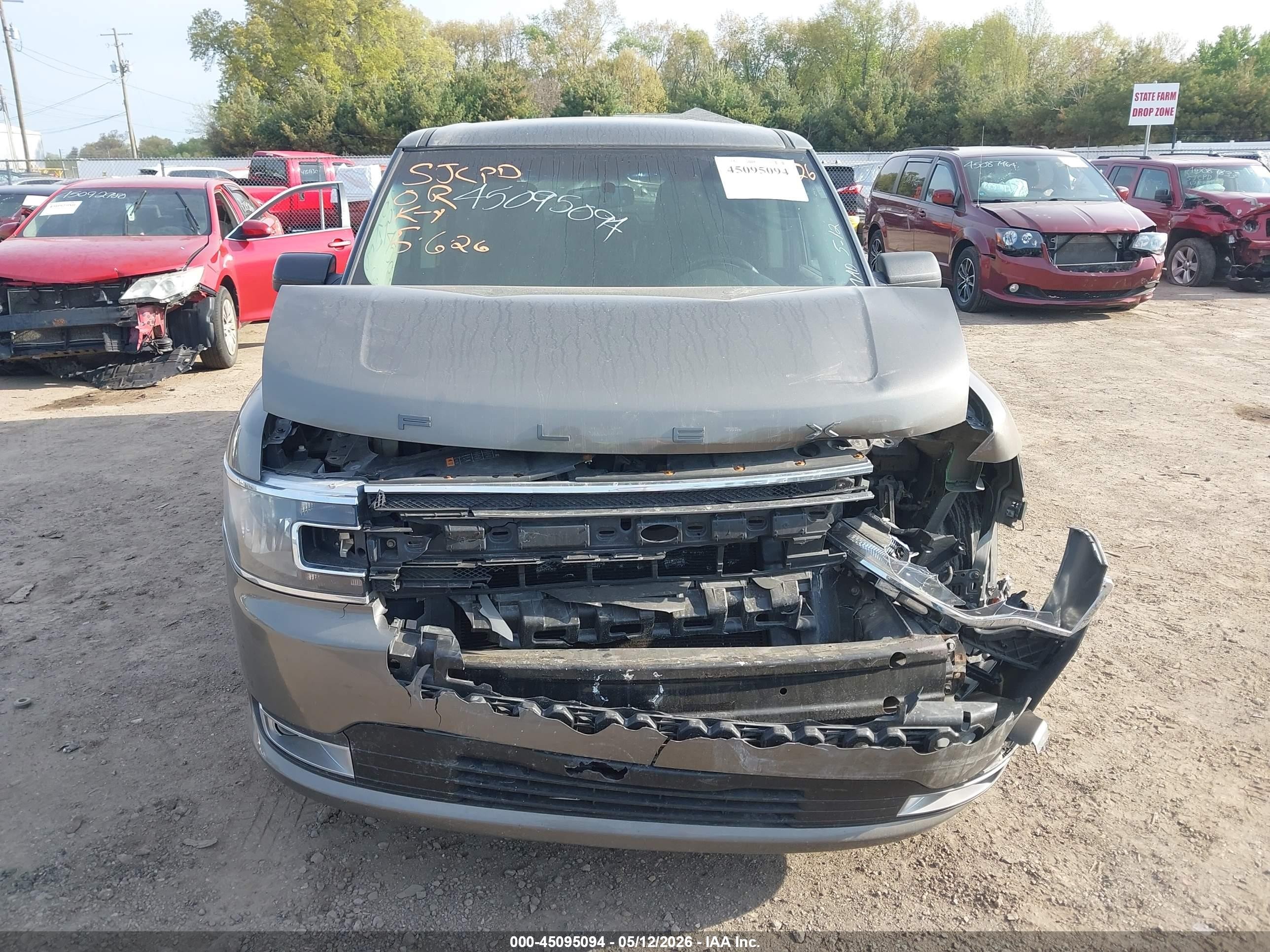 2014 Ford Flex Sel Gray vin: 2FMGK5C87EBD32526