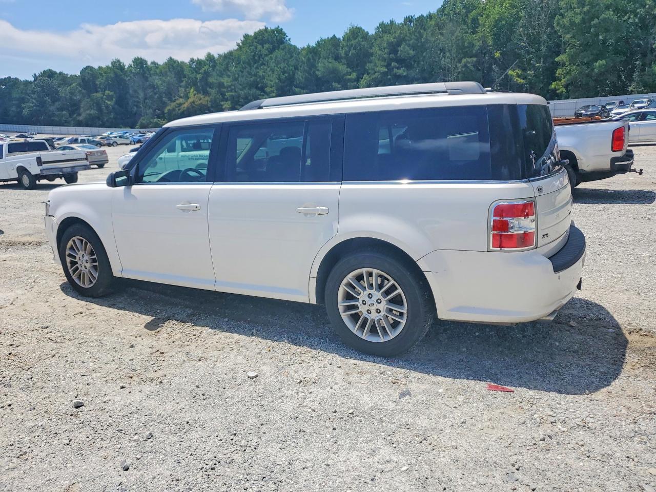 2014 Ford Flex Sel Белый vin: 2FMGK5C87EBD42960