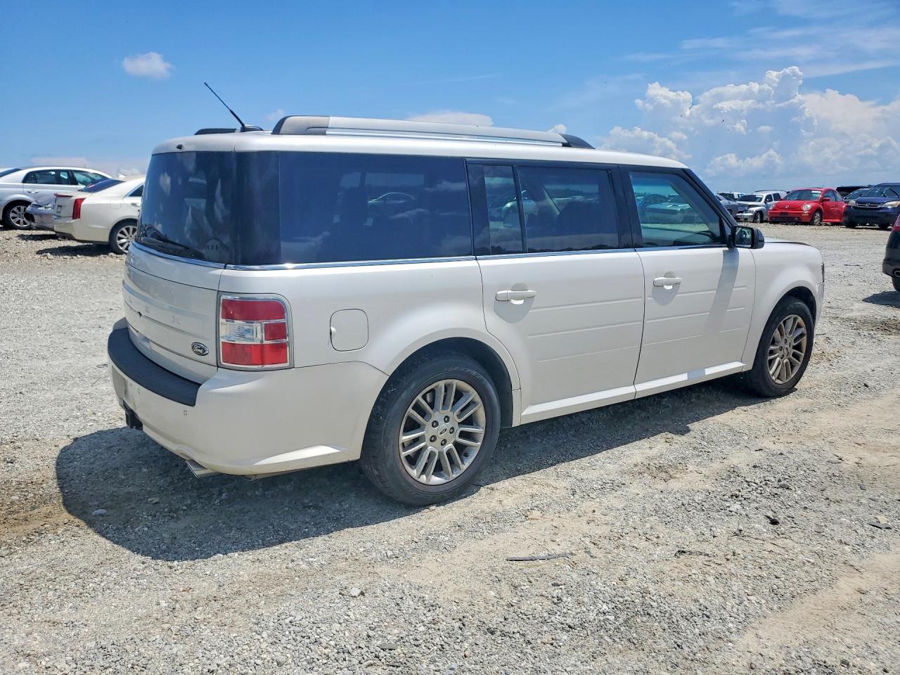 2014 Ford Flex Sel Белый vin: 2FMGK5C87EBD42960