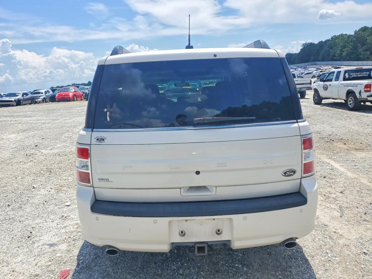 2014 Ford Flex Sel Белый vin: 2FMGK5C87EBD42960