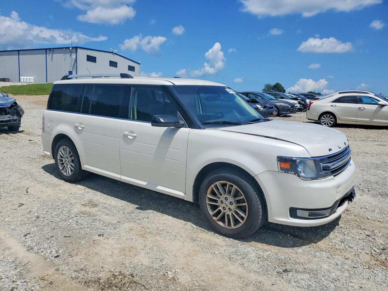 2014 Ford Flex Sel Белый vin: 2FMGK5C87EBD42960