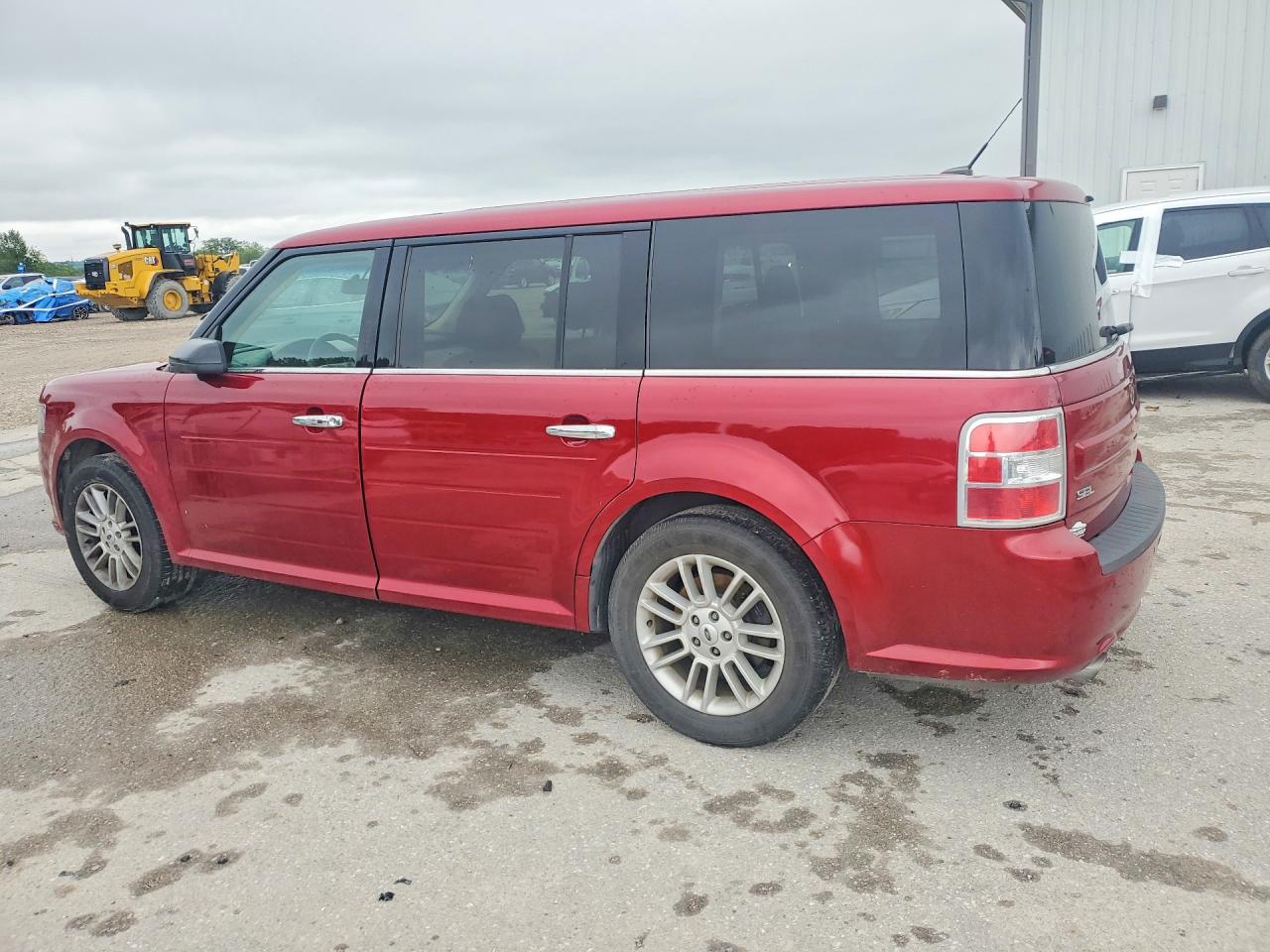 2015 Ford Flex Sel Maroon vin: 2FMGK5C87FBA09059