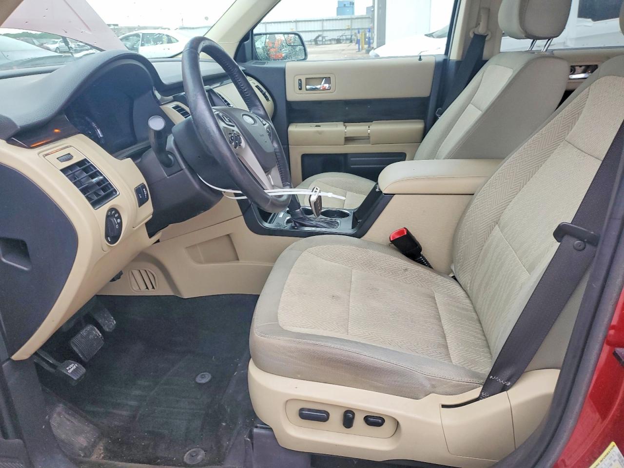 2015 Ford Flex Sel Maroon vin: 2FMGK5C87FBA09059