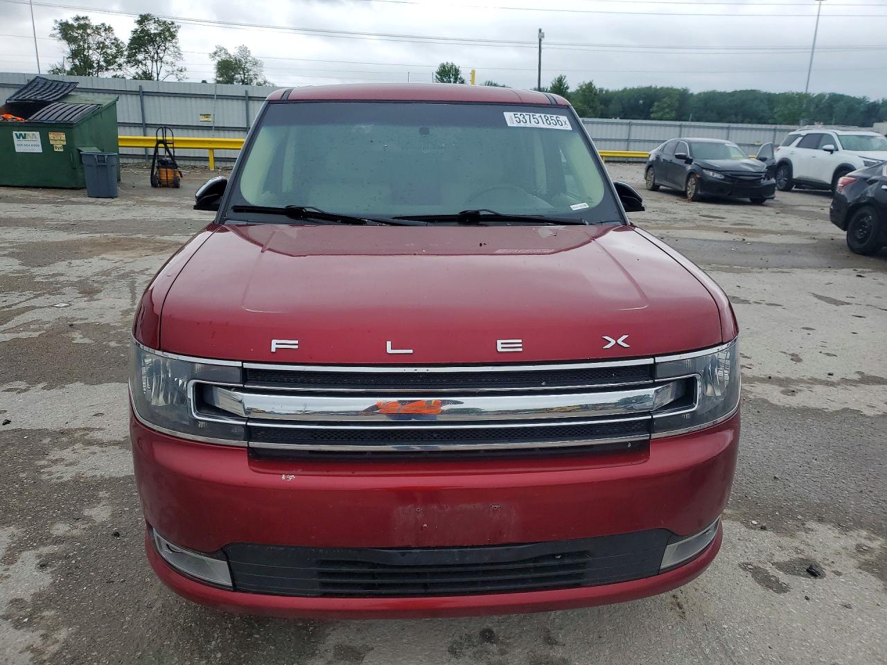 2015 Ford Flex Sel Maroon vin: 2FMGK5C87FBA09059