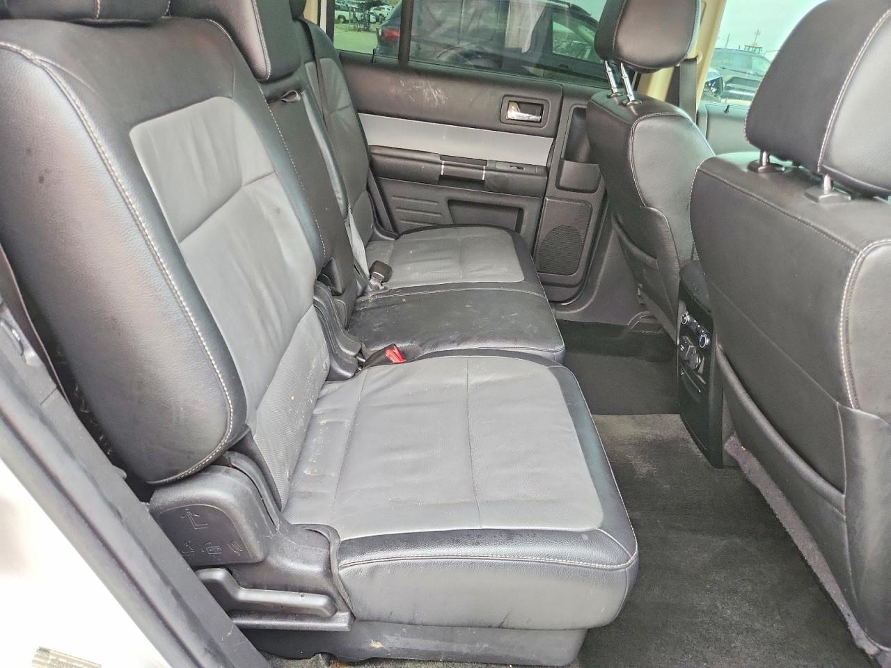 2015 Ford Flex Sel White vin: 2FMGK5C87FBA12236