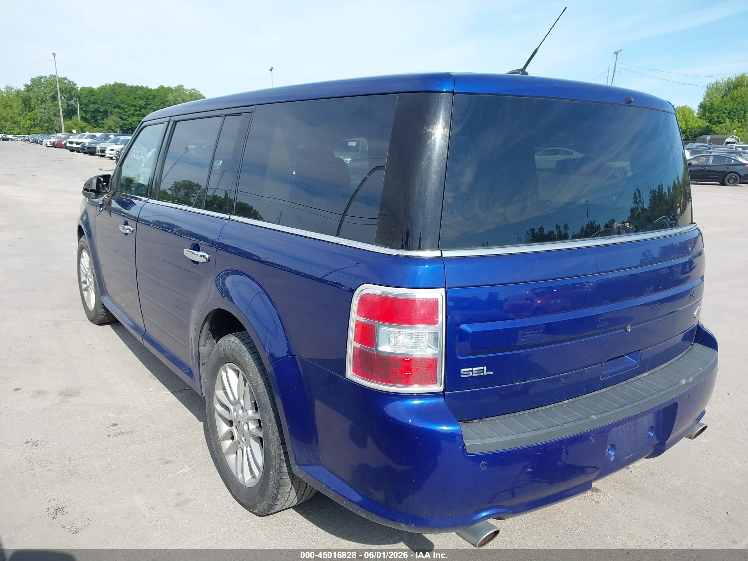 2015 Ford Flex Sel Синий vin: 2FMGK5C87FBA18442