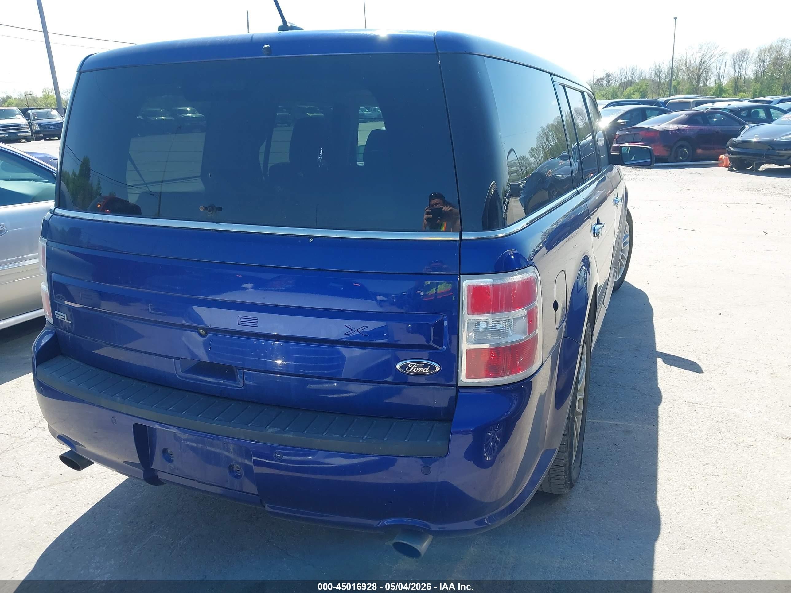 2015 Ford Flex Sel Синий vin: 2FMGK5C87FBA18442