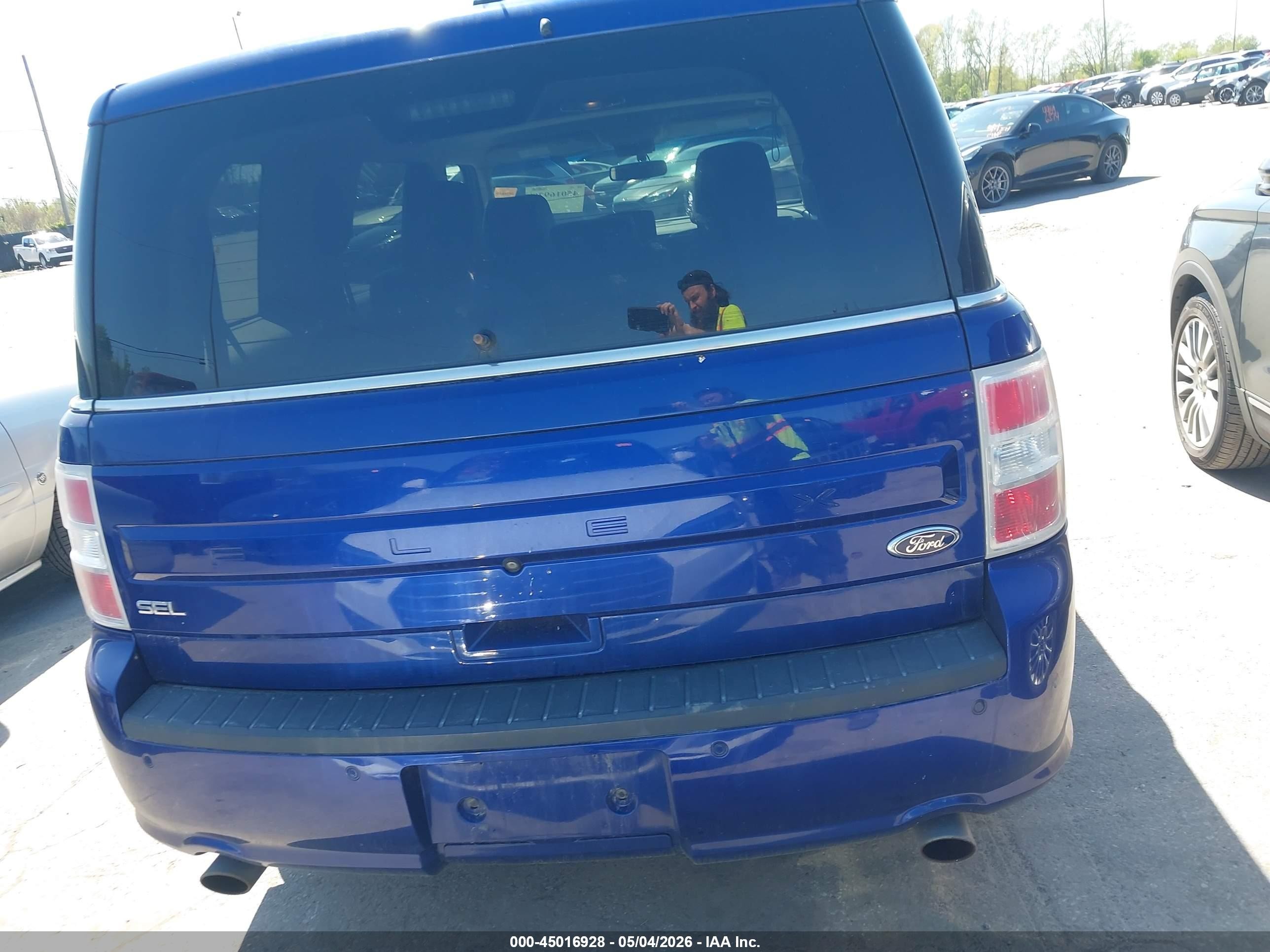 2015 Ford Flex Sel Синий vin: 2FMGK5C87FBA18442