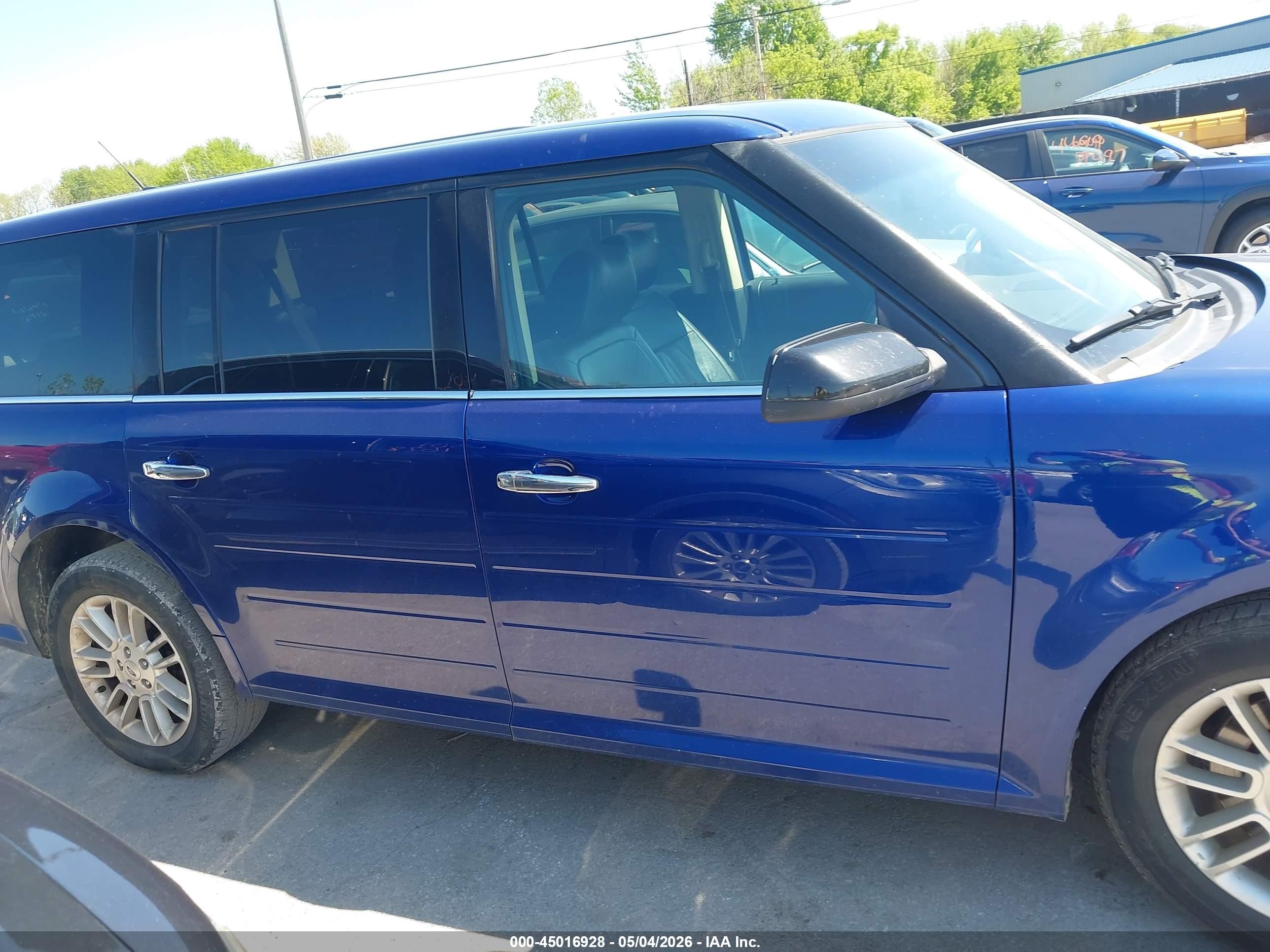 2015 Ford Flex Sel Синий vin: 2FMGK5C87FBA18442