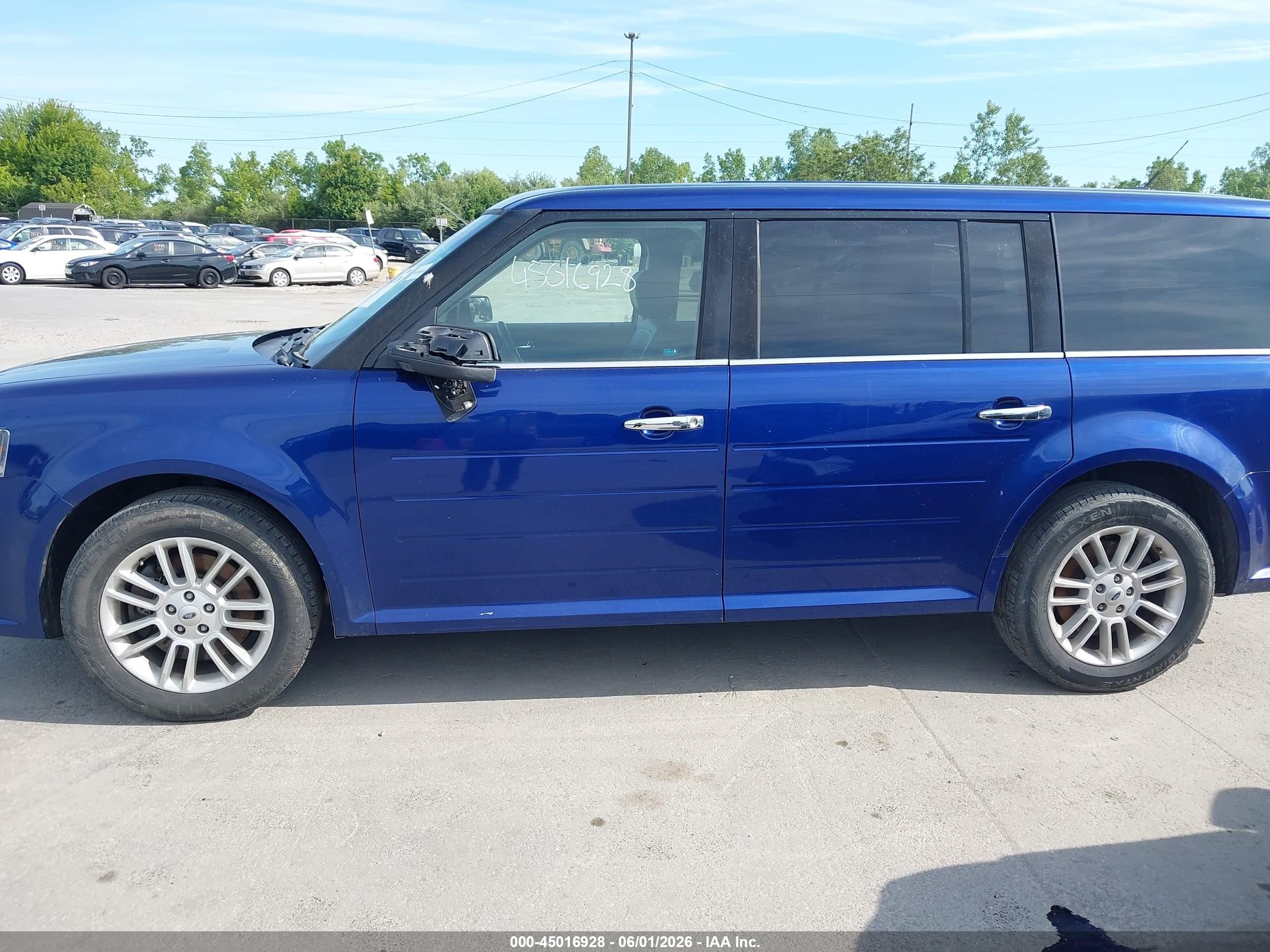 2015 Ford Flex Sel Синий vin: 2FMGK5C87FBA18442