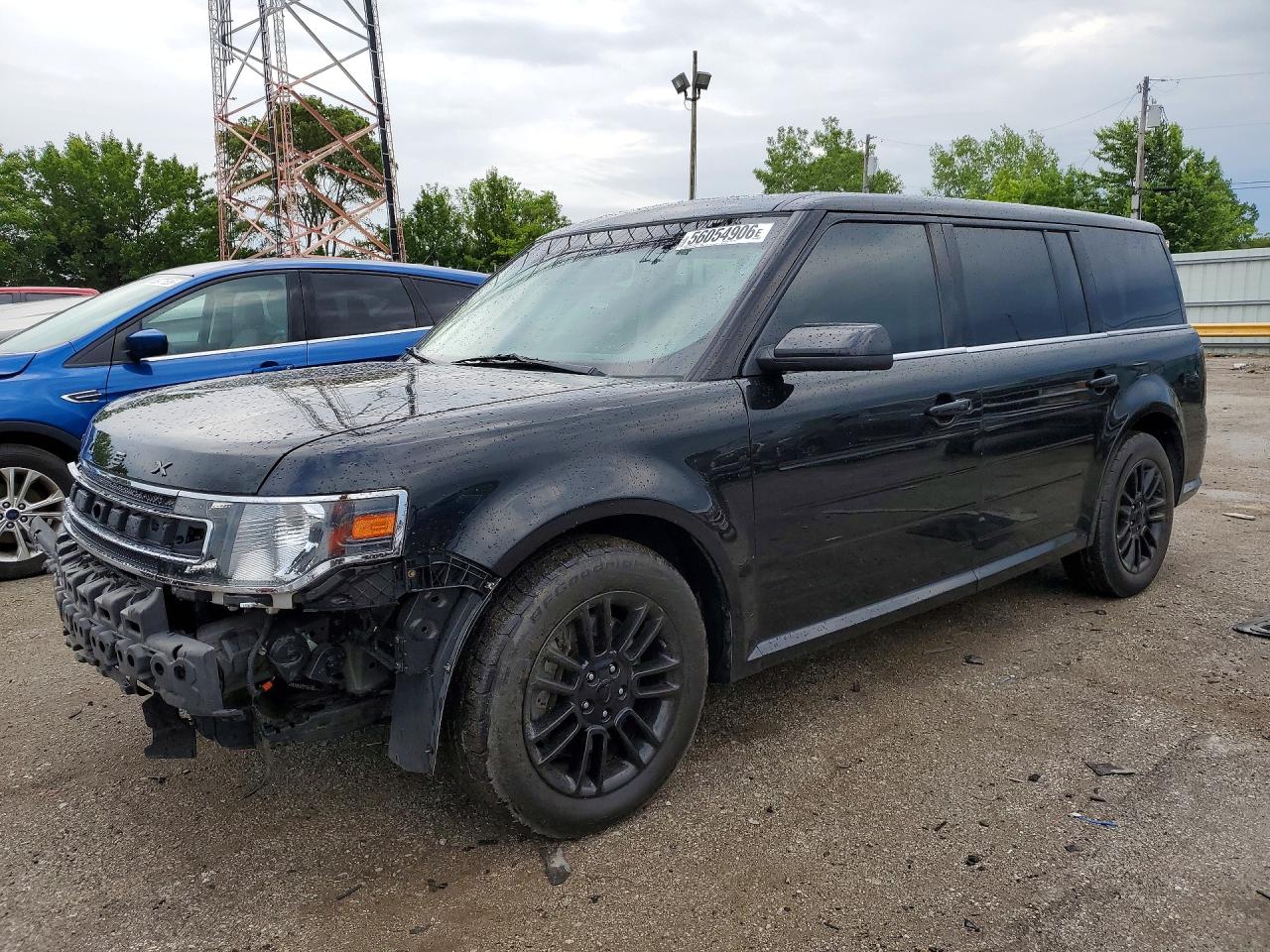 2015 Ford Flex Sel Черный vin: 2FMGK5C87FBA22720