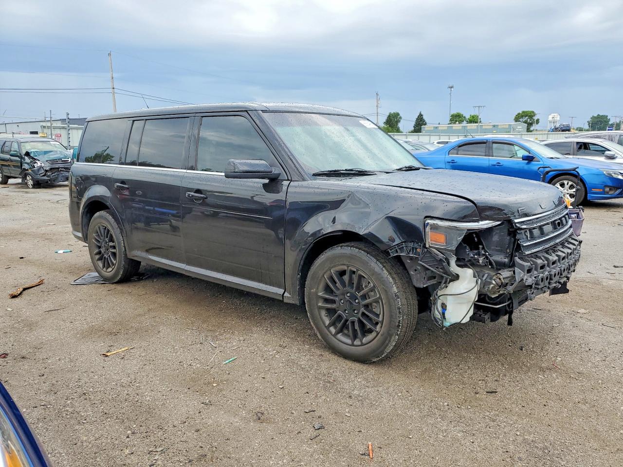 2015 Ford Flex Sel Black vin: 2FMGK5C87FBA22720
