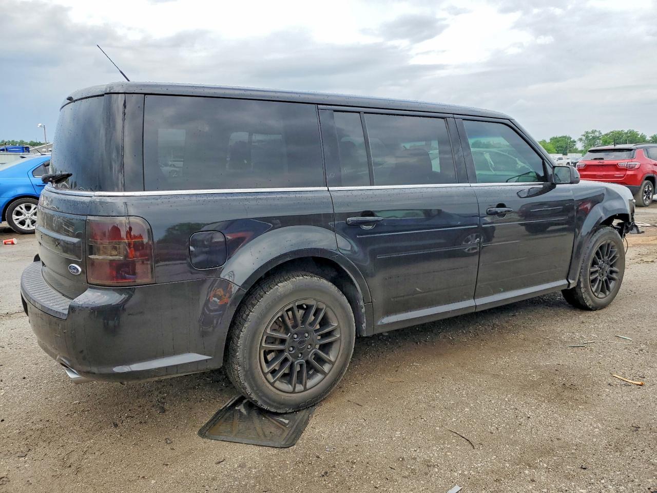 2015 Ford Flex Sel Black vin: 2FMGK5C87FBA22720