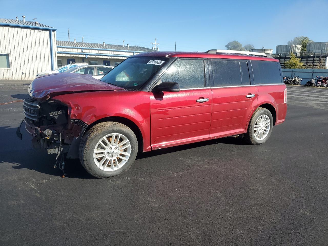 2018 Ford Flex Sel Red vin: 2FMGK5C87JBA02461
