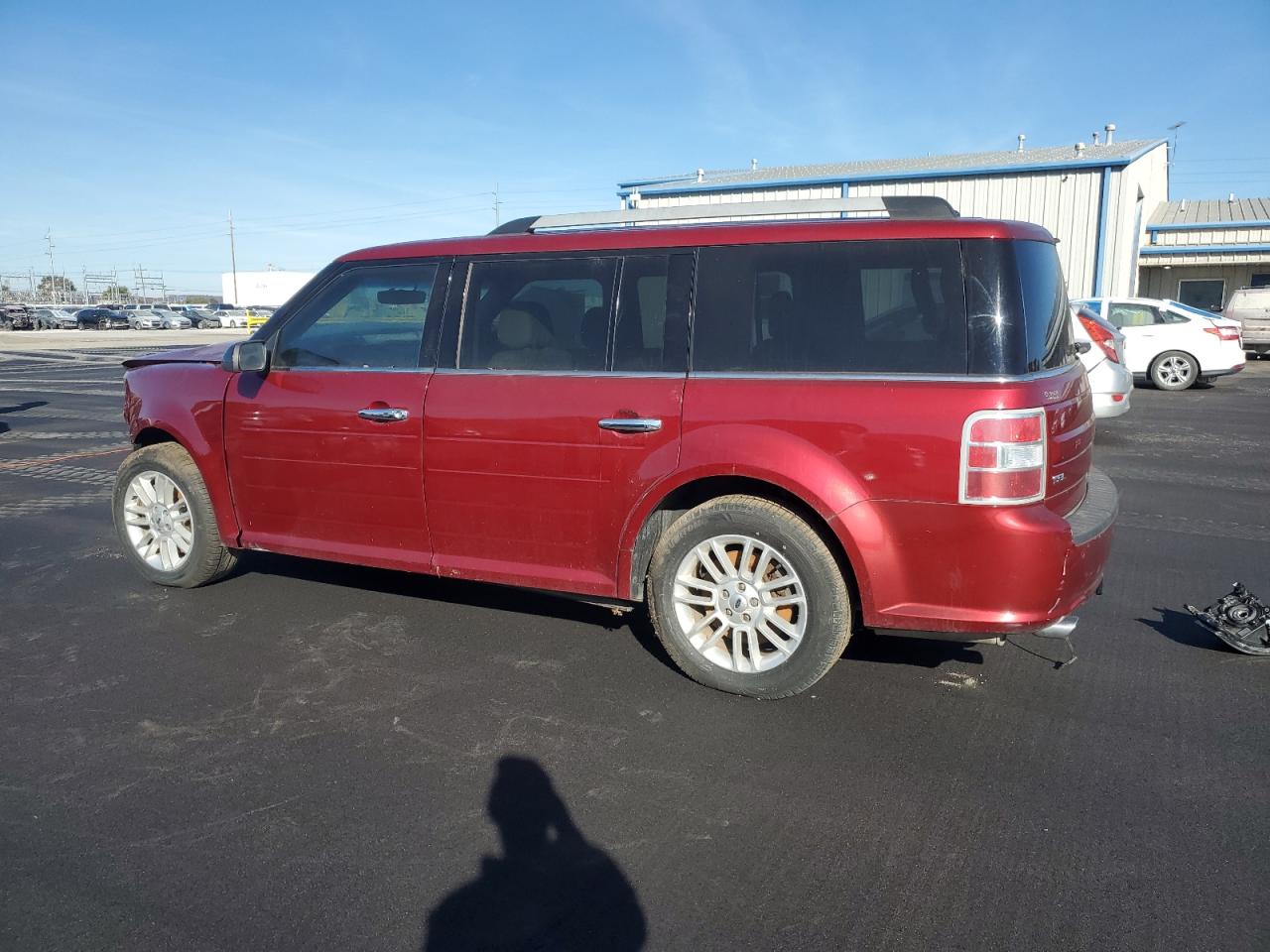 2018 Ford Flex Sel Красный vin: 2FMGK5C87JBA02461