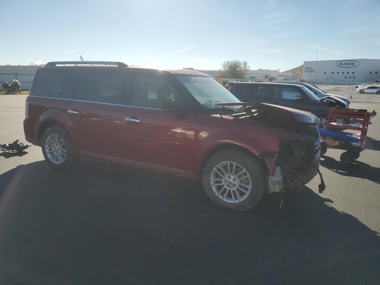 2018 Ford Flex Sel Красный vin: 2FMGK5C87JBA02461