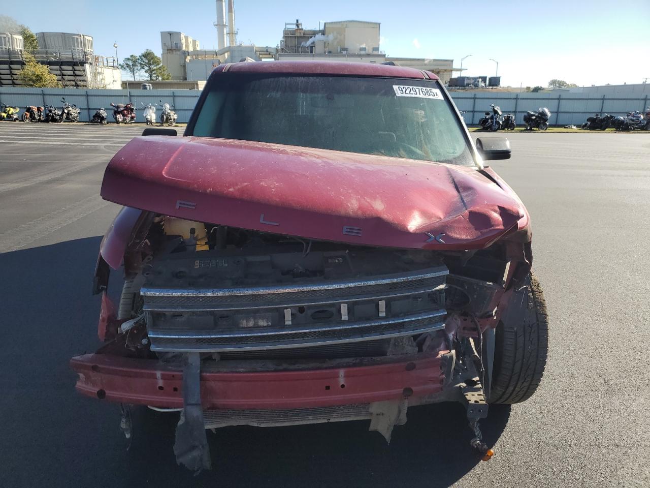 2018 Ford Flex Sel Красный vin: 2FMGK5C87JBA02461