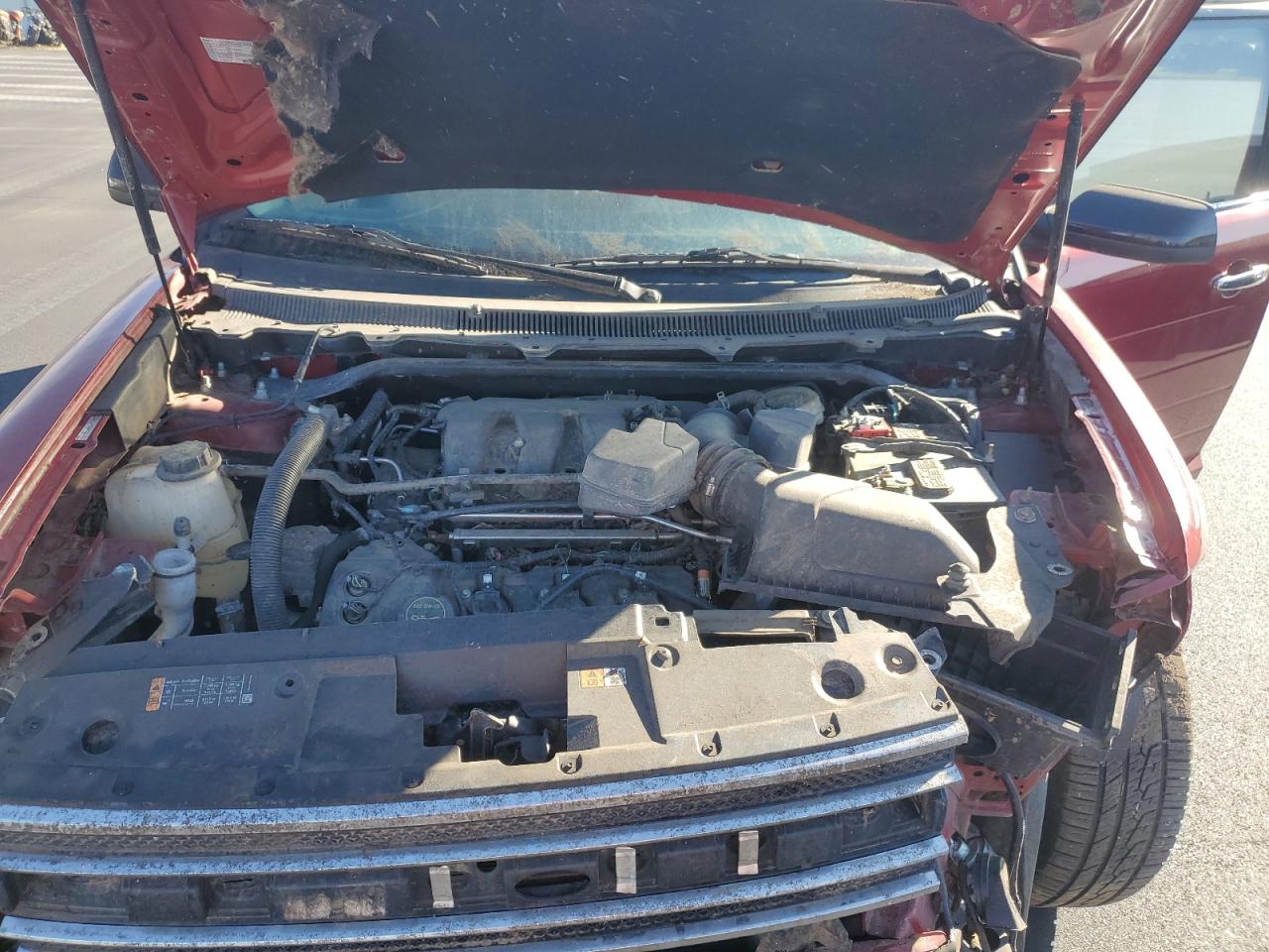 2018 Ford Flex Sel Красный vin: 2FMGK5C87JBA02461
