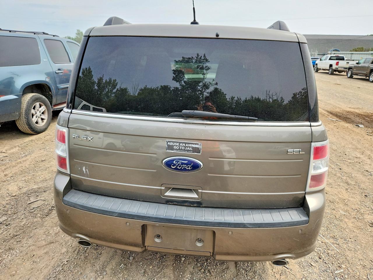 2013 Ford Flex Sel Brown vin: 2FMGK5C88DBD26006