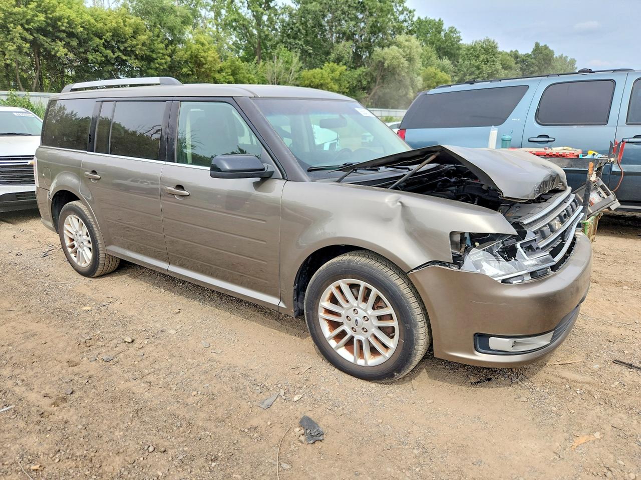 2013 Ford Flex Sel Brown vin: 2FMGK5C88DBD26006