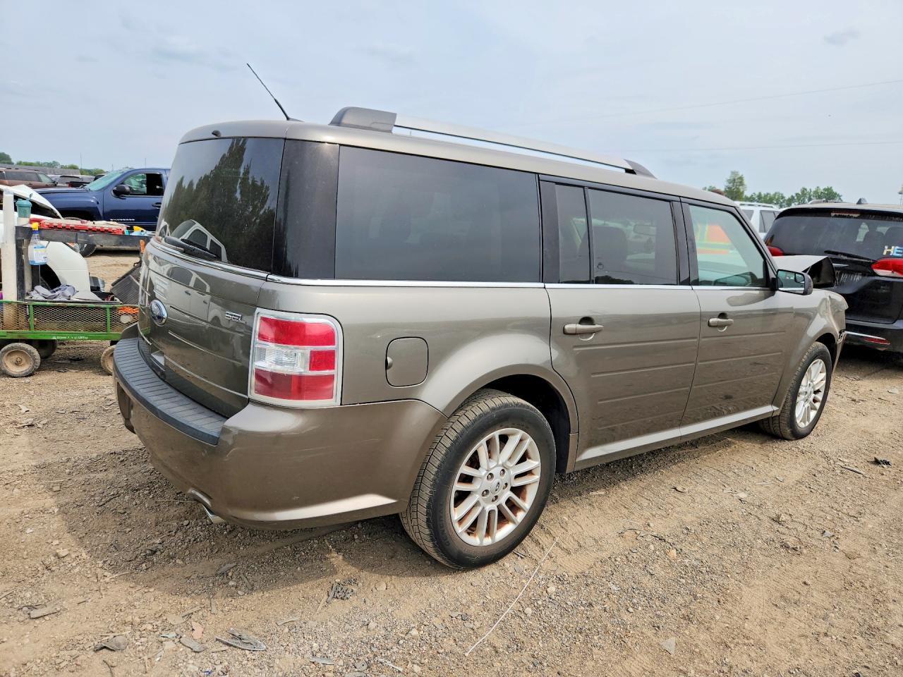 2013 Ford Flex Sel Brown vin: 2FMGK5C88DBD26006