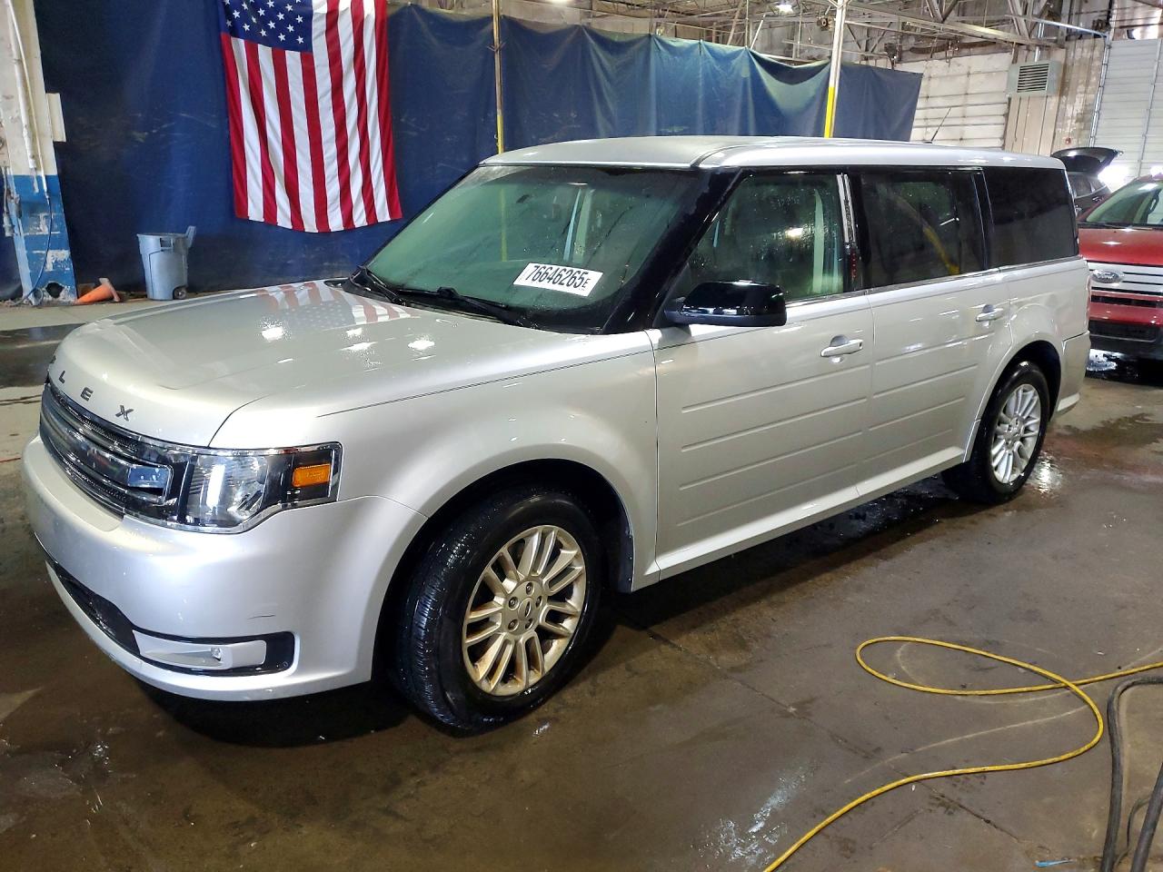 2014 Ford Flex Sel Silver vin: 2FMGK5C88EBD13497