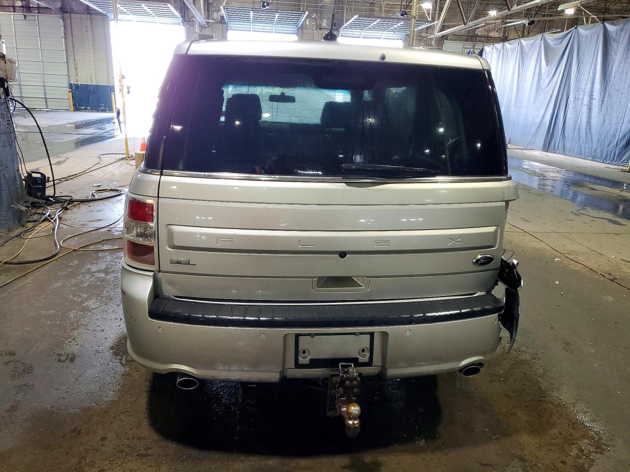 2014 Ford Flex Sel Silver vin: 2FMGK5C88EBD13497