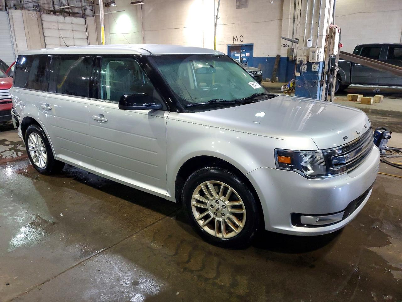 2014 Ford Flex Sel Silver vin: 2FMGK5C88EBD13497